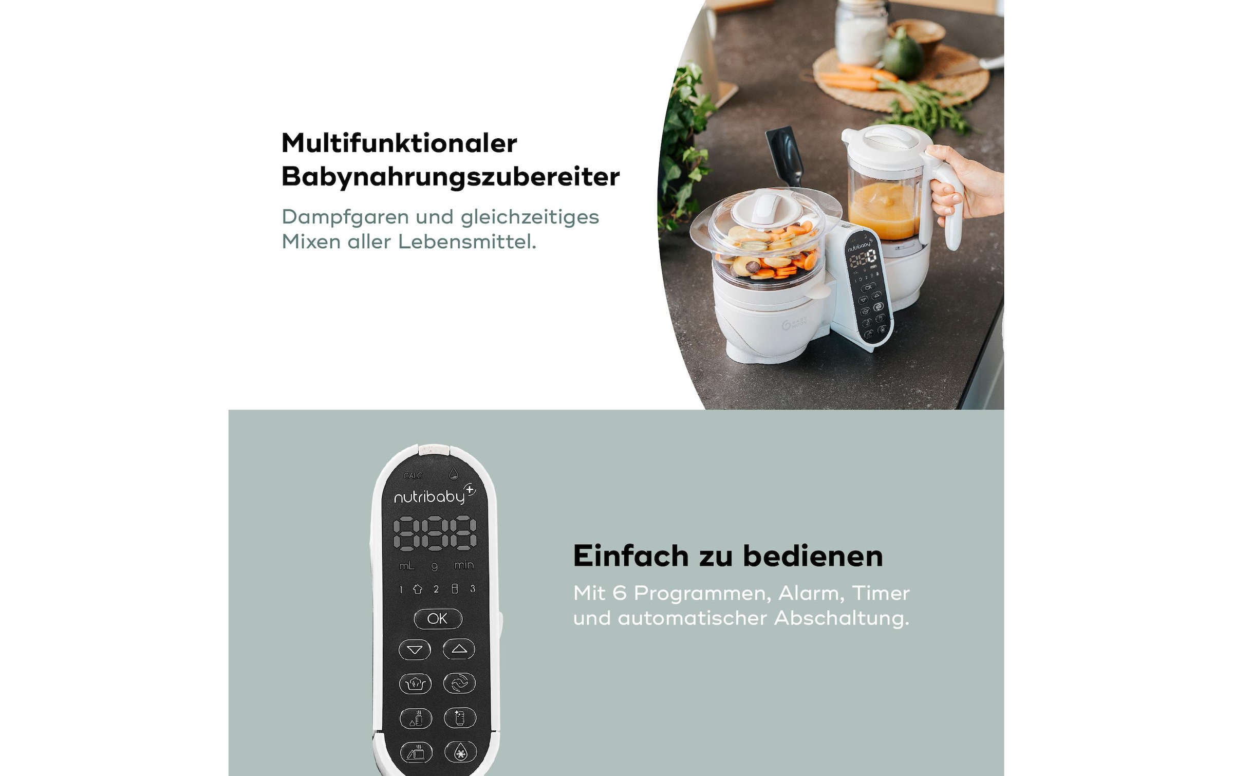BABYMOOV Babynahrungszubereiter »Nutribaby Plus Mineral«