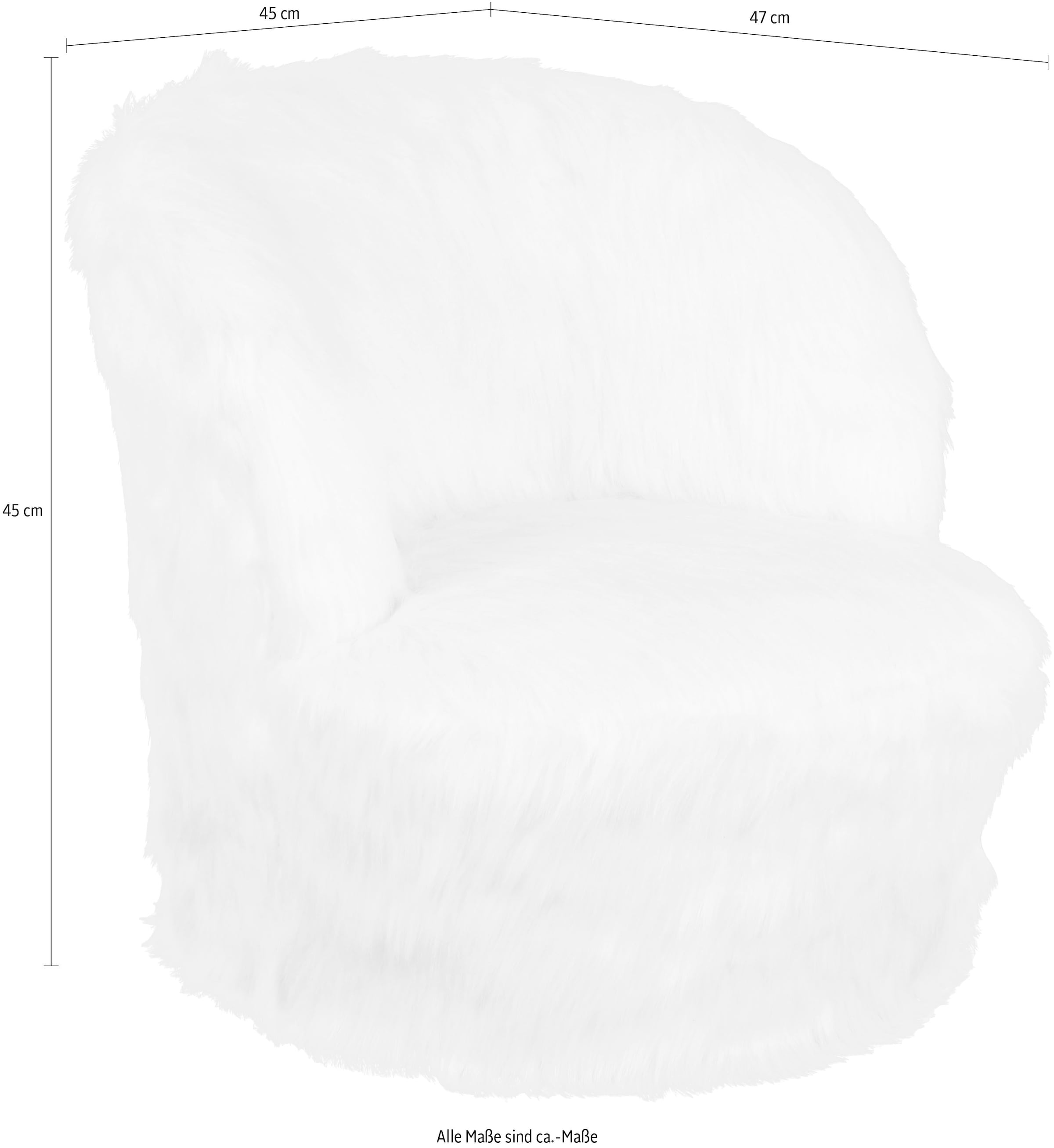 Kayoom Sessel »Kinderstuhl Nanny 225, bequemer Kindersessel« 1 Stk. tlg. bequem, weiche Polsterung, flauschiger Bezug aus Kunstfell