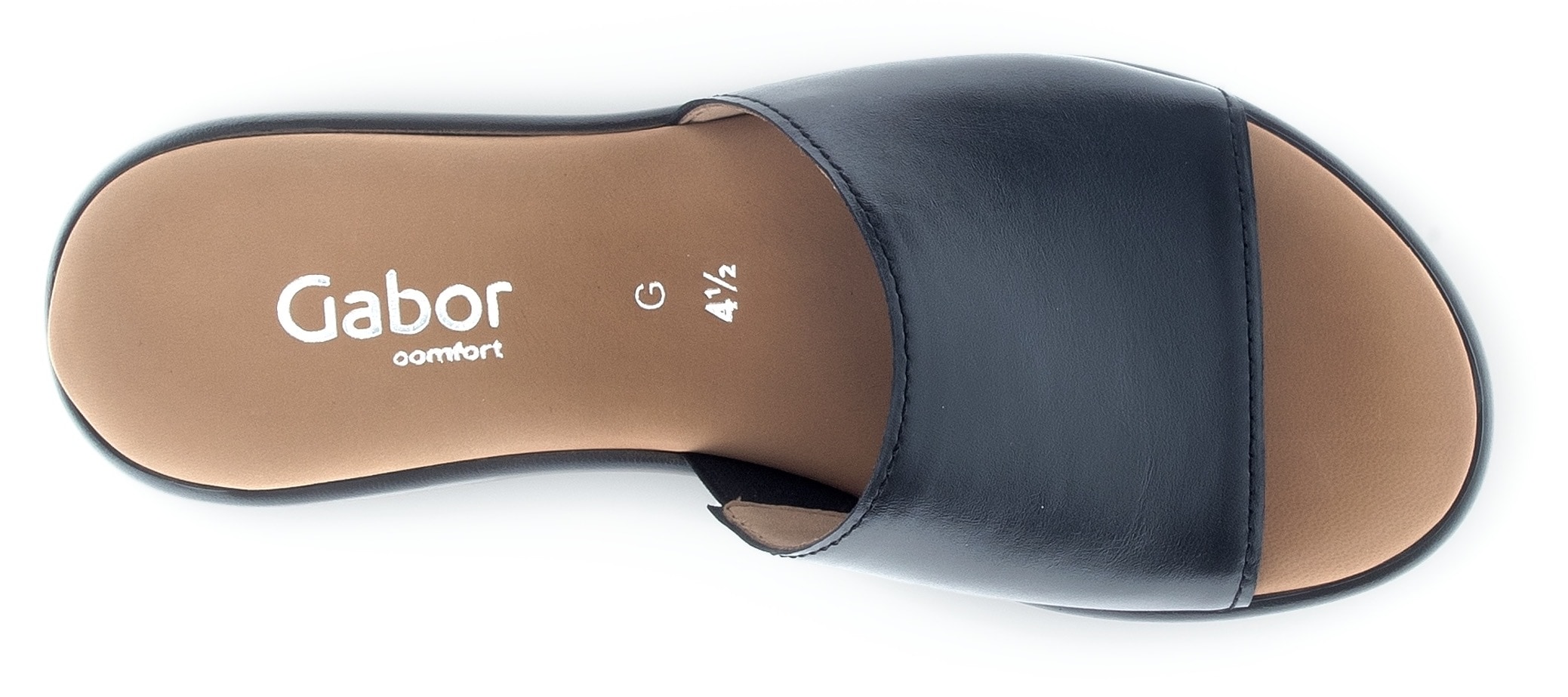 Gabor Pantolette »RHODOS«  , Sommerschuh, Komfortschuh, kleiner Stretcheinsatz, Weite G (=weit)