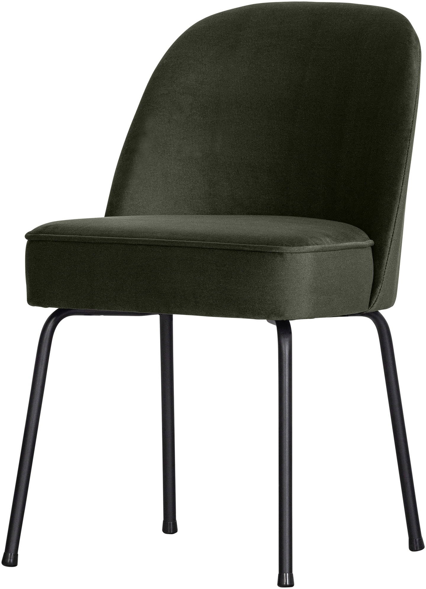 WOOOD Chaise de salle à manger »Vogue mit bezug und 3D-Muster, B 50 x T 57 x H 83 cm (2er-Set)« (Ensemble) 2 cuisFauteuil rembourré, piètement métal 4 pieds, largeur 50 cm