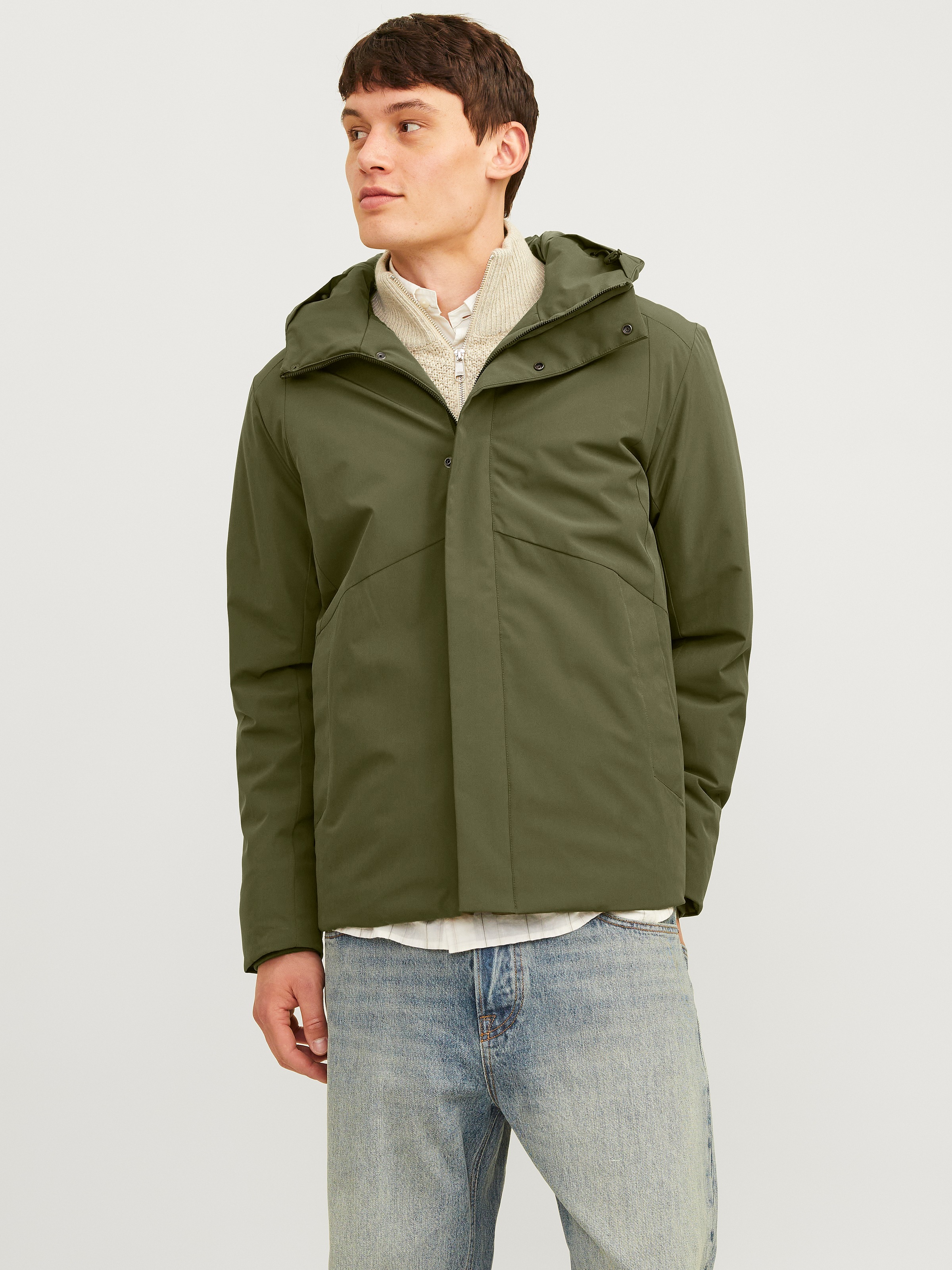 Kurzjacke »JJEKEEN JACKET SN«, mit Kapuze