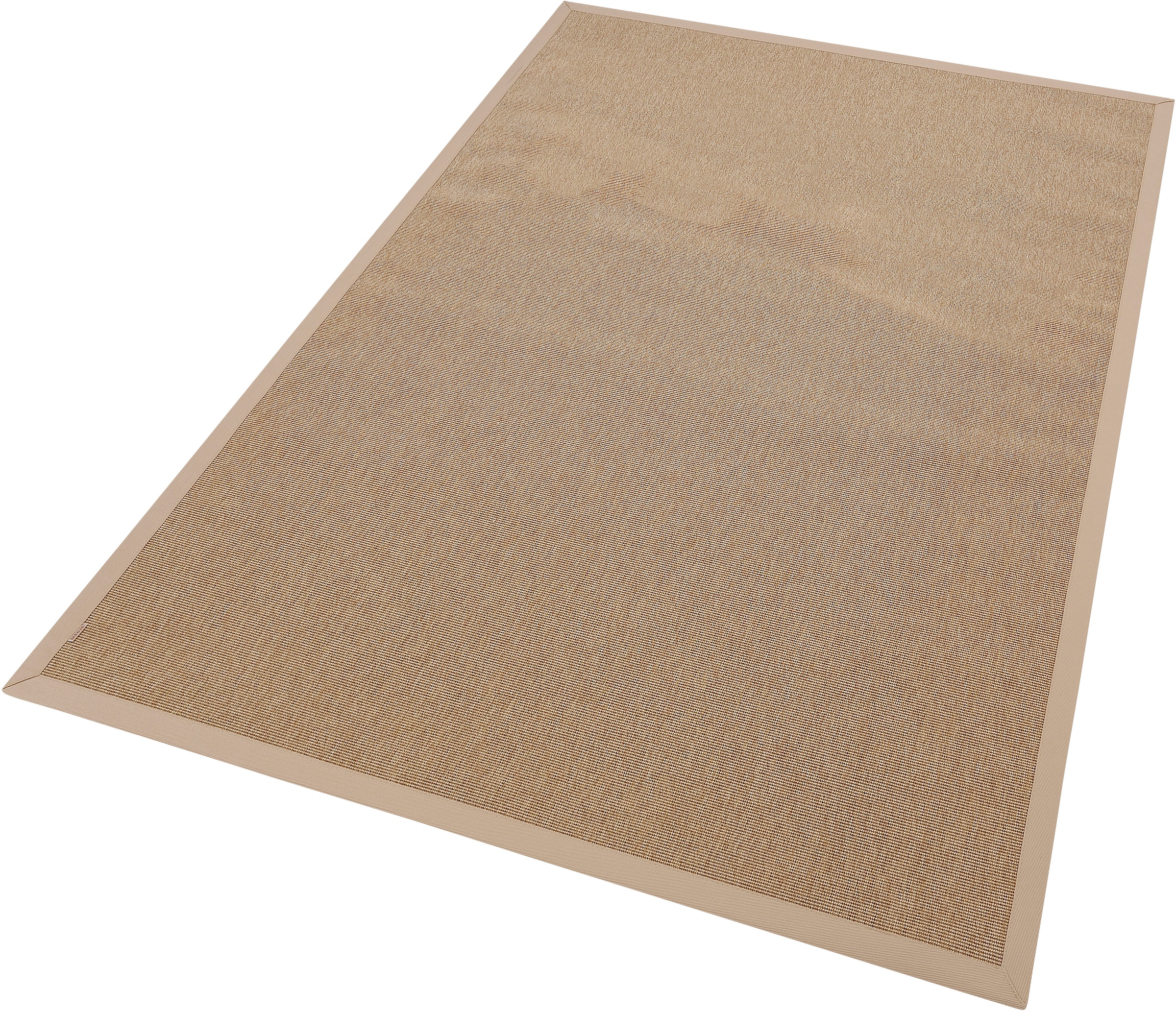 Teppich »Naturino mit und Dekowe geeignet rechteckig, Flachgewebe, Bordüre, günstig Outdoor Rips«, In- Sisal-Optik, kaufen