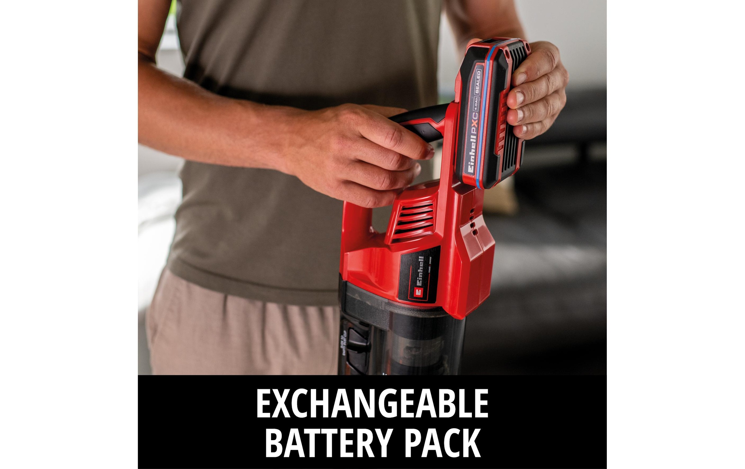 Einhell Aspirateur à manche sans fil »TE-SV 18 Li-FLX-Solo«