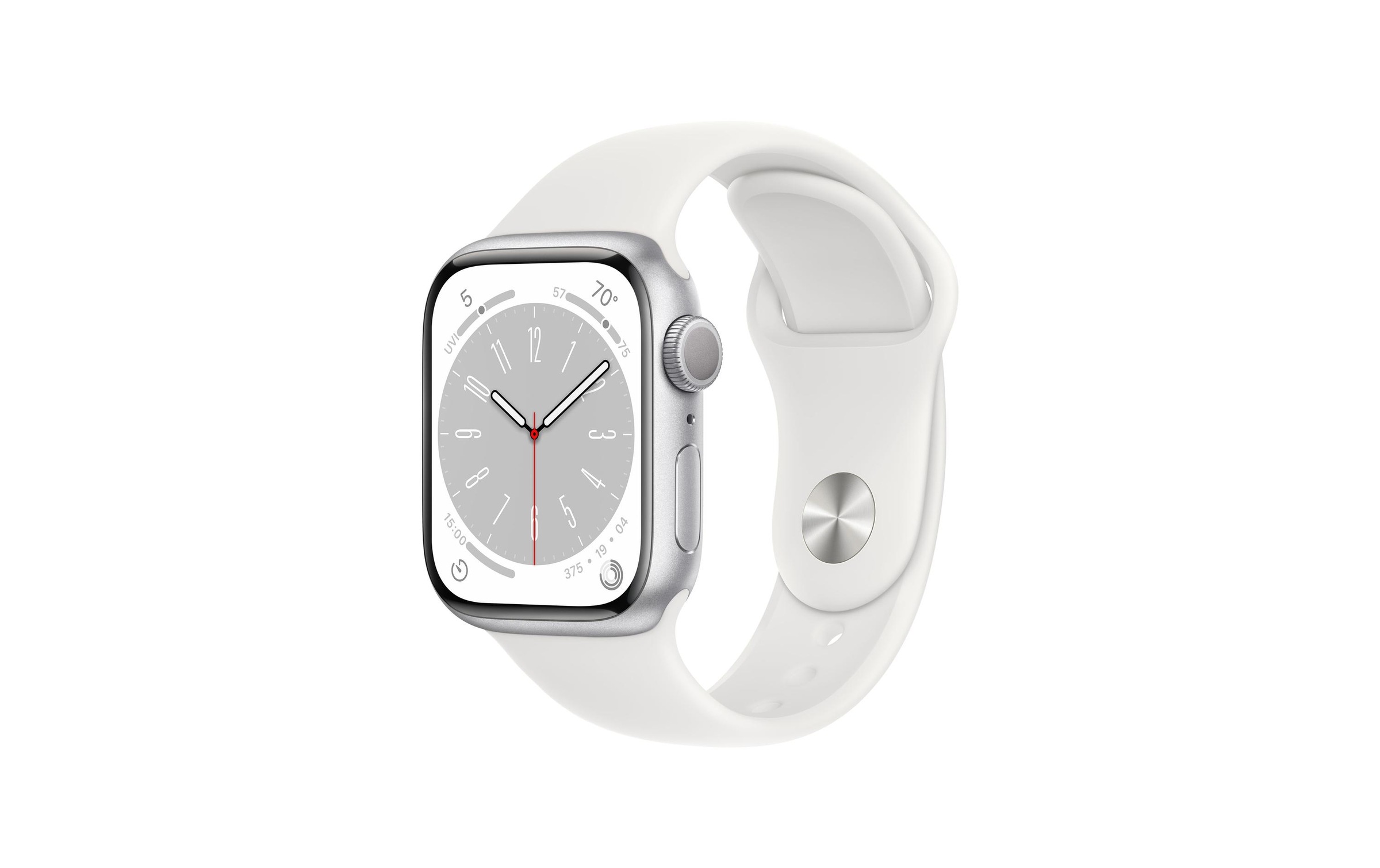 Image of Apple Smartwatch »S8, GPS, 41mm Silver Alu«, (Watch OS MP6K3FD/A) bei Ackermann Versand Schweiz