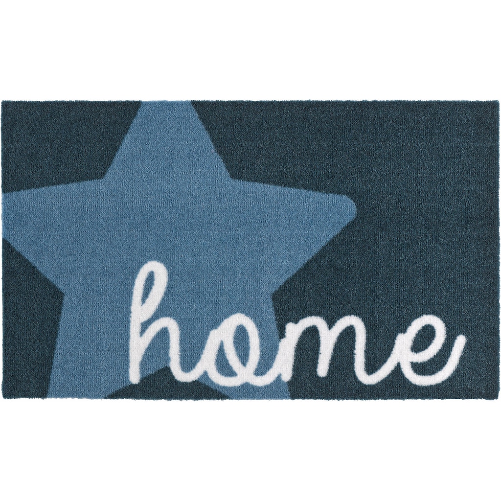HANSE Home Fussmatte »Star Home«, rechteckig, Stern, mit Spruch, Schrift, Robust, Rutschhemend, Eingang, Waschbar