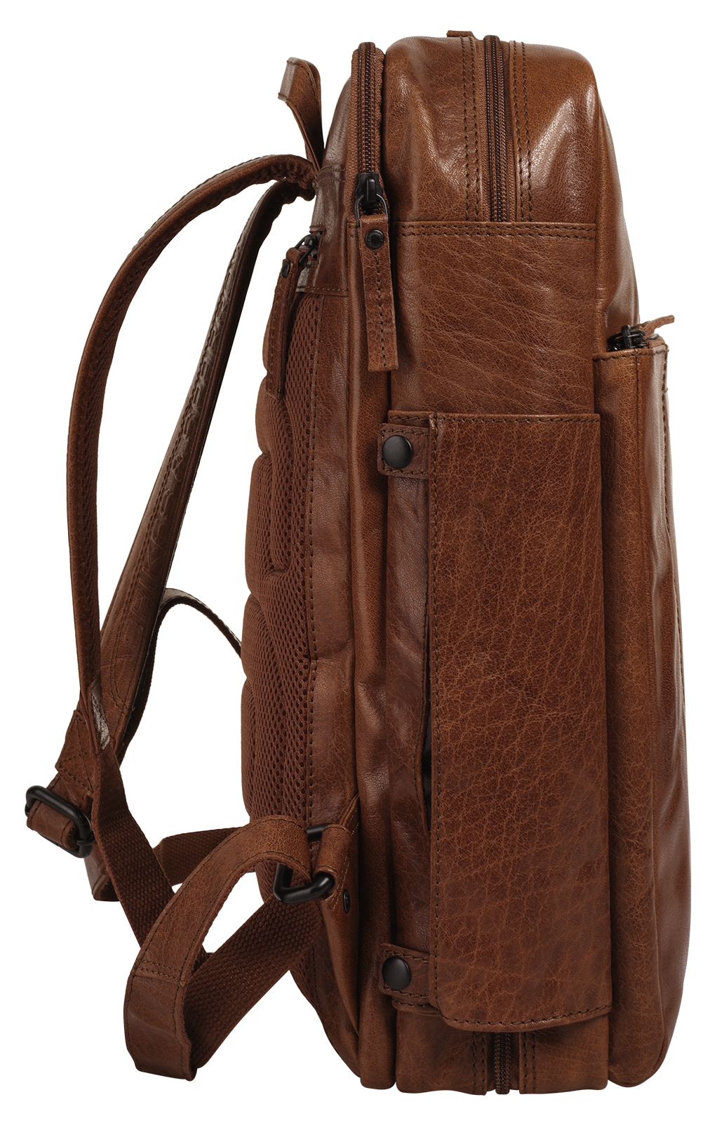 Spikes & Sparrow Laptoprucksack echt Leder