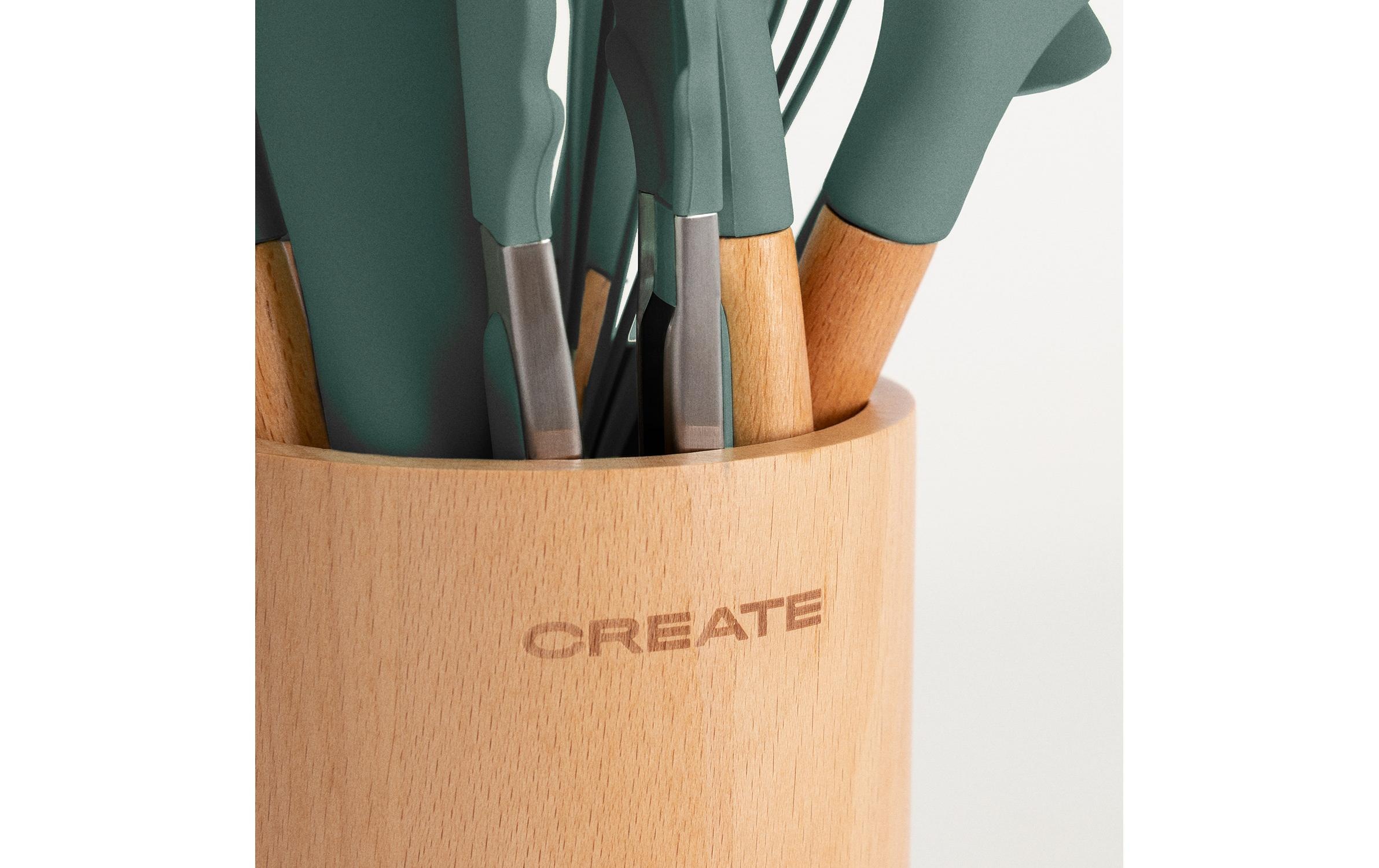   Kochbesteck-Set »Create Küchenutensilien Set« Küchenutensilien aus Silikon und Holz