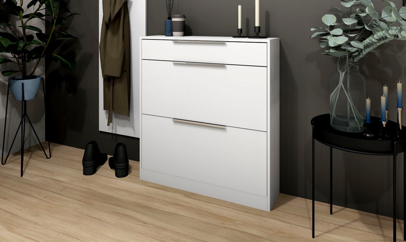 borchardt Möbel Schuhschrank »Oliva« Stehende Montage, Wandmontage & Glasböden unter Mehr aus der Serie