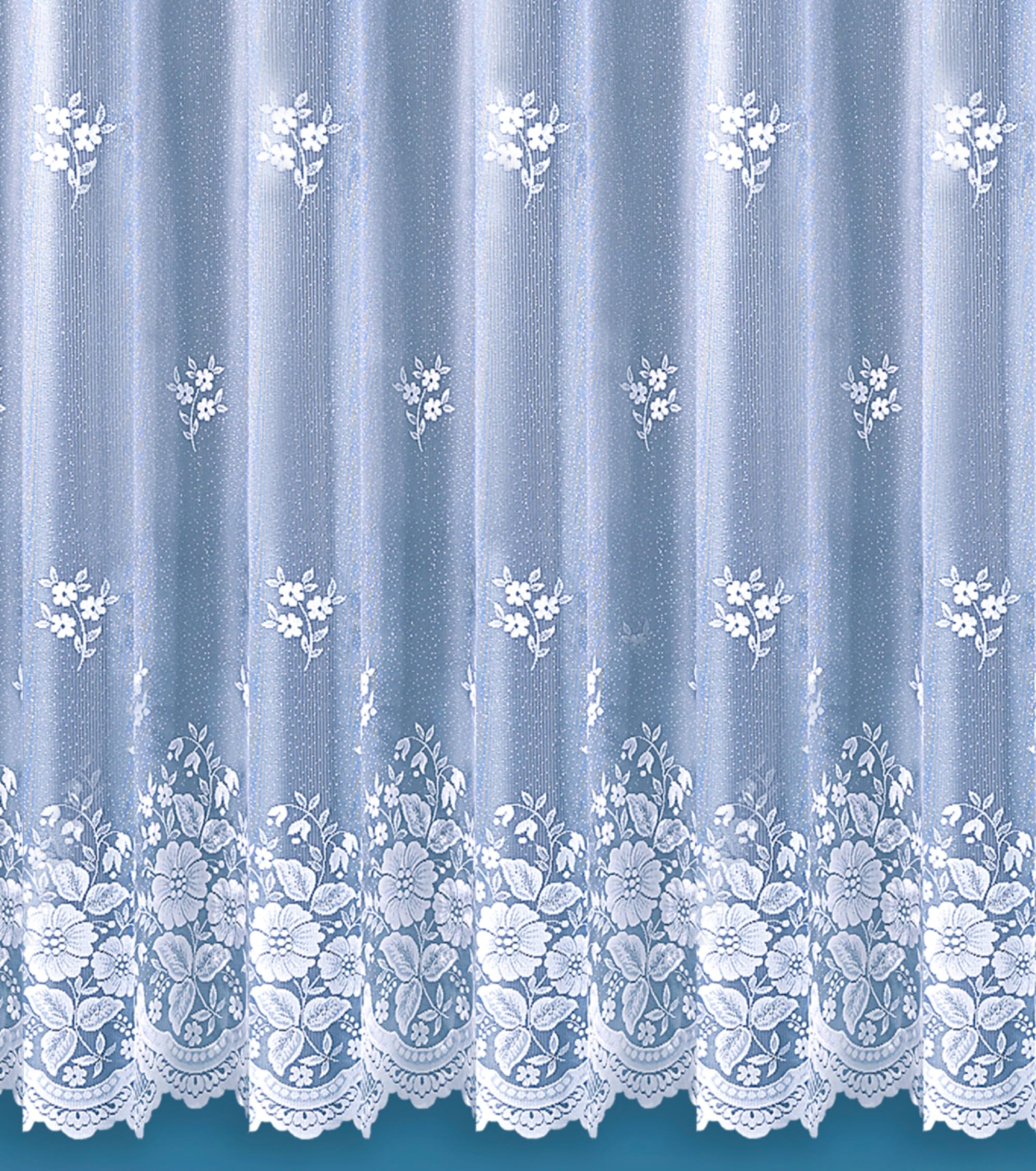 Weckbrodt Rideau »Verona« Bande volante 1 cuis tlg. Jacquard, structuré, intégral, floral, semi-transparent, bordure,, store