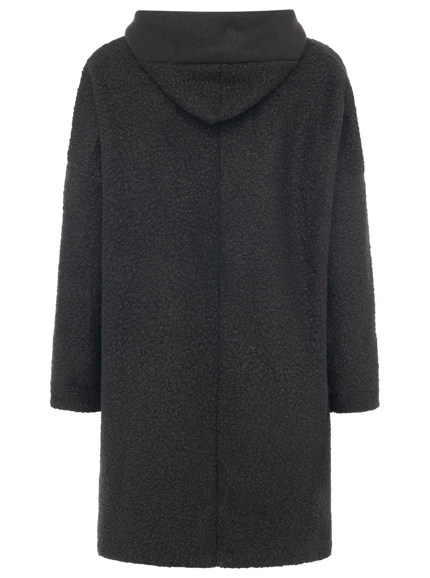 Zwillingsherz Manteau court »"Neon"« aus Teddystoff mit Kapuze, Reissverschluss und Taschen