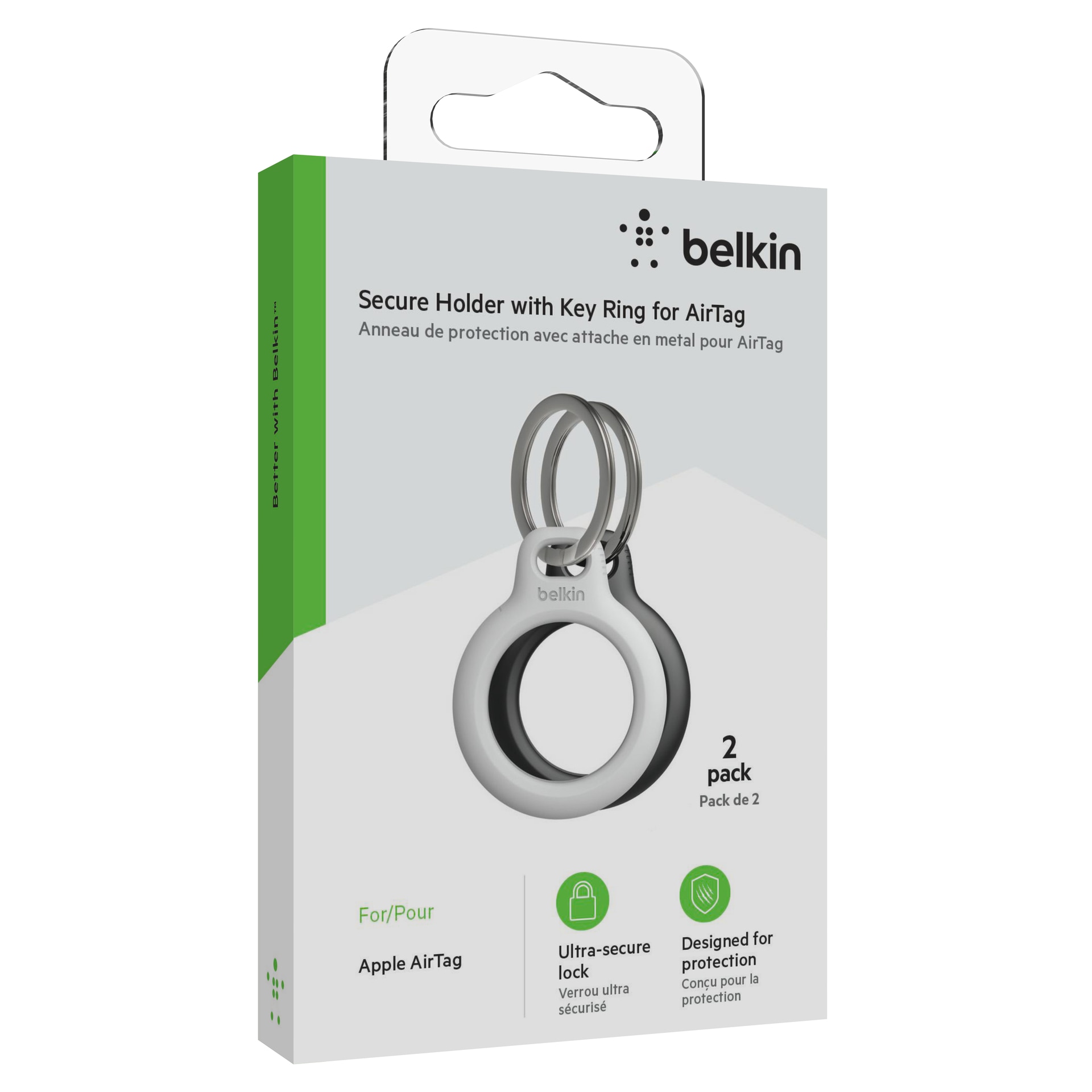 Image of Belkin Schlüsselanhänger "Secure Holder (2er-Pack)" 2 Stk.