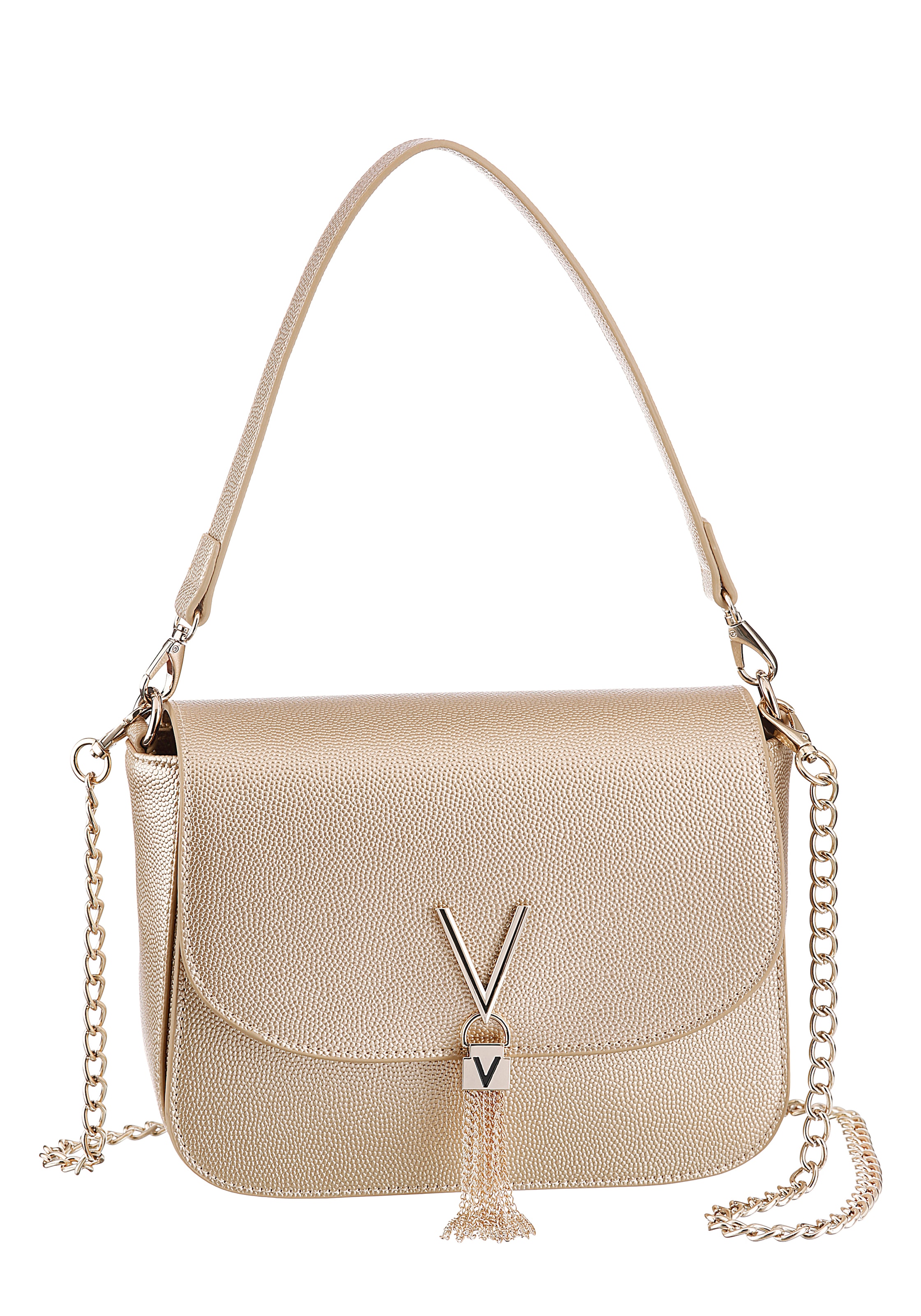 VALENTINO BAGS Schultertasche »SHOULDER BAG«, mit Ketten Details Handtasche Damen Tasche Damen Schultertasche