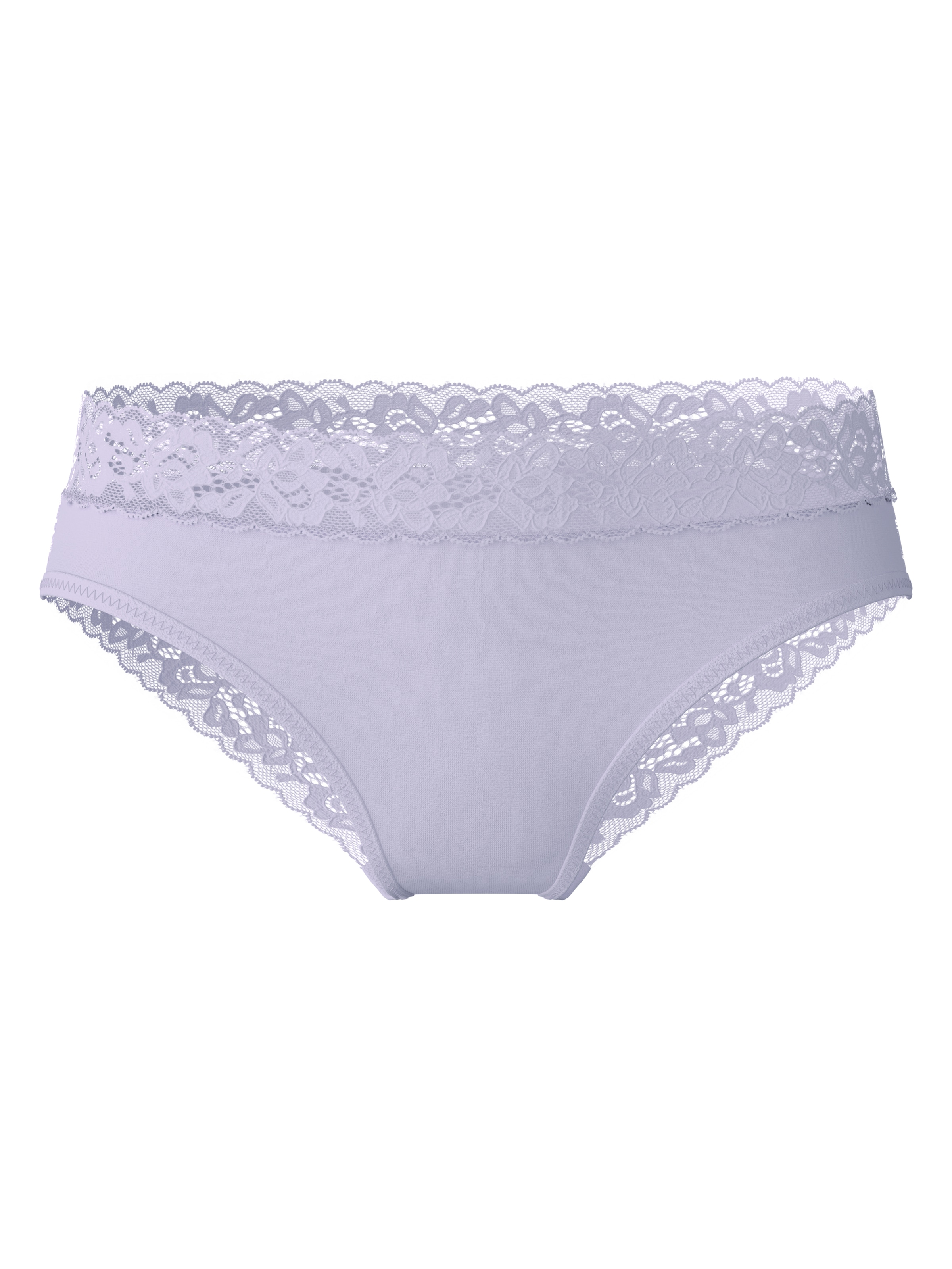 CALIDA Slip »Natural Comfort Lace«, verspielte Spitze, Regular-Cut, elastischer Single Jersey, weich