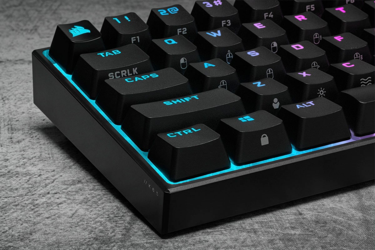 Corsair Clavier de jeu »K65 Mini MX Speed« ()