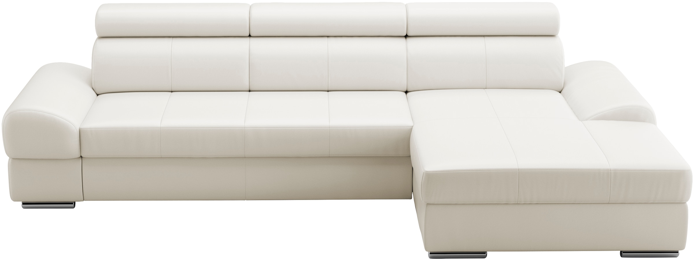 sit&more Ecksofa Broadway, mit verstellbaren Kopfteilen, wahlweise mit Bettfunktion