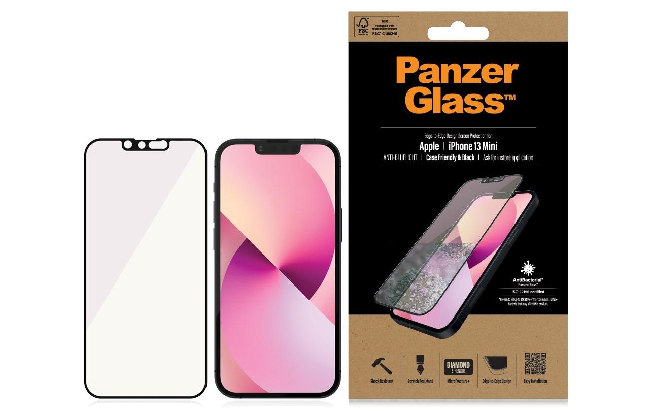 Image of PanzerGlass Displayschutzglas »Displayschutz CF Anti«, für iPhone 13 mini, Mit Rahmen bei Ackermann Versand Schweiz