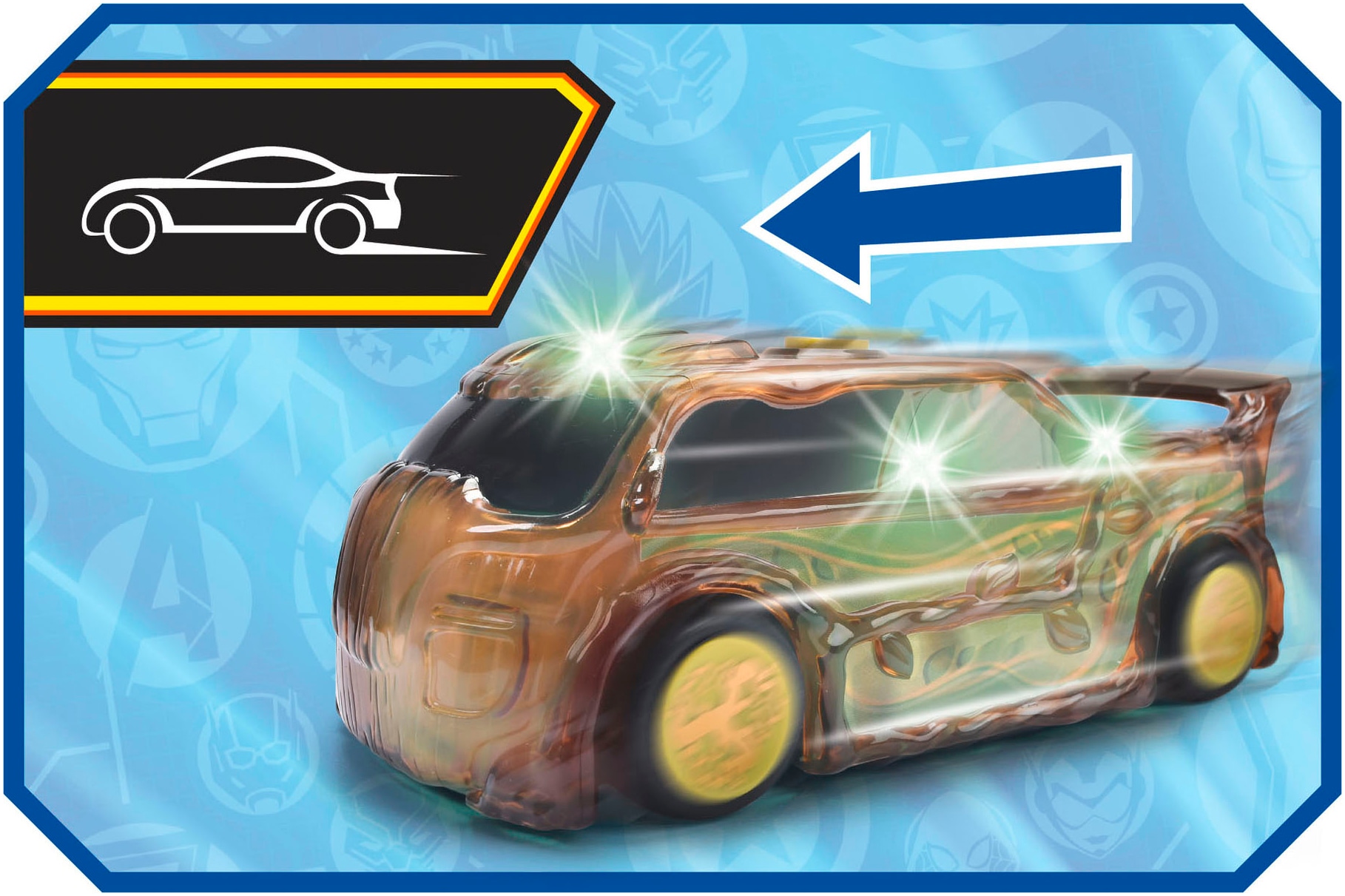 Dickie Toys Voiture-jouet »Marvel Light Hero Groot 1:32« mit Licht und Sound