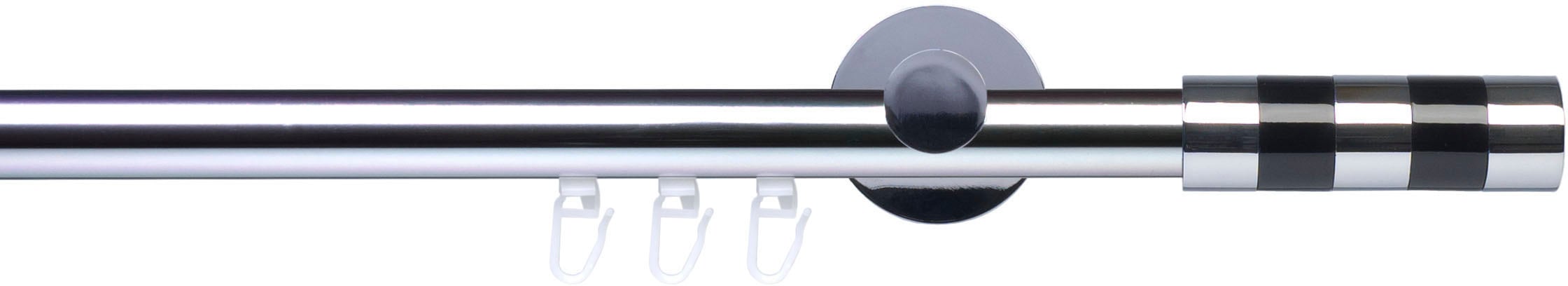 Image of Liedeco Gardinenstange "Innenlaufgarnitur 20 mm Piano Murcia" Ø 2 mm 1 läufig-läufig Fixmass Gardinenstange Komplett