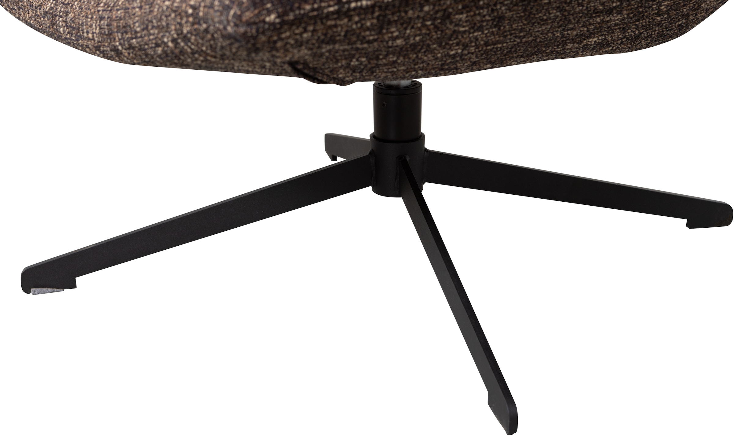 WOOOD Drehsessel »Milaro mit Fling-Melange-Bezug und Drehmechanismus B75 x T94 x H88 cm« Hohe Verschleissfestigkeit, Tragkraft 120 kg, mittlere Sitzhöhe