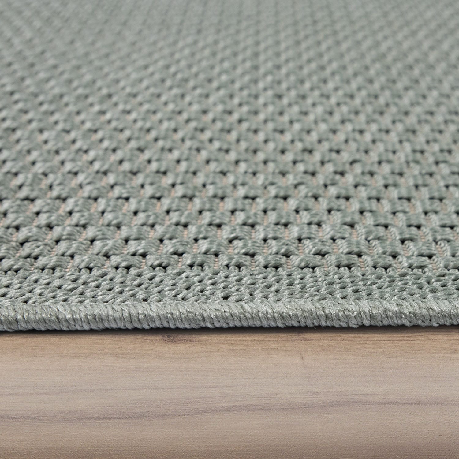 Paco Home Teppich »Timber 125«, rechteckig, 4 mm Höhe, Flachgewebe, Sisal Optik, In- und Outdoor geeignet