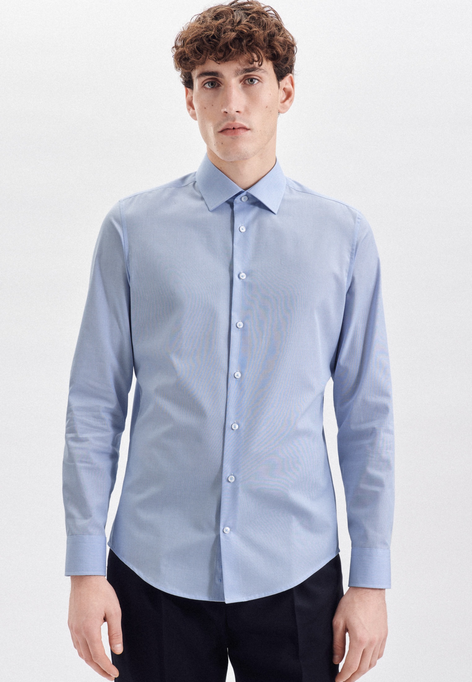 Image of seidensticker Businesshemd »Slim«, Slim Langarm Kentkragen Pepita bei Ackermann Versand Schweiz