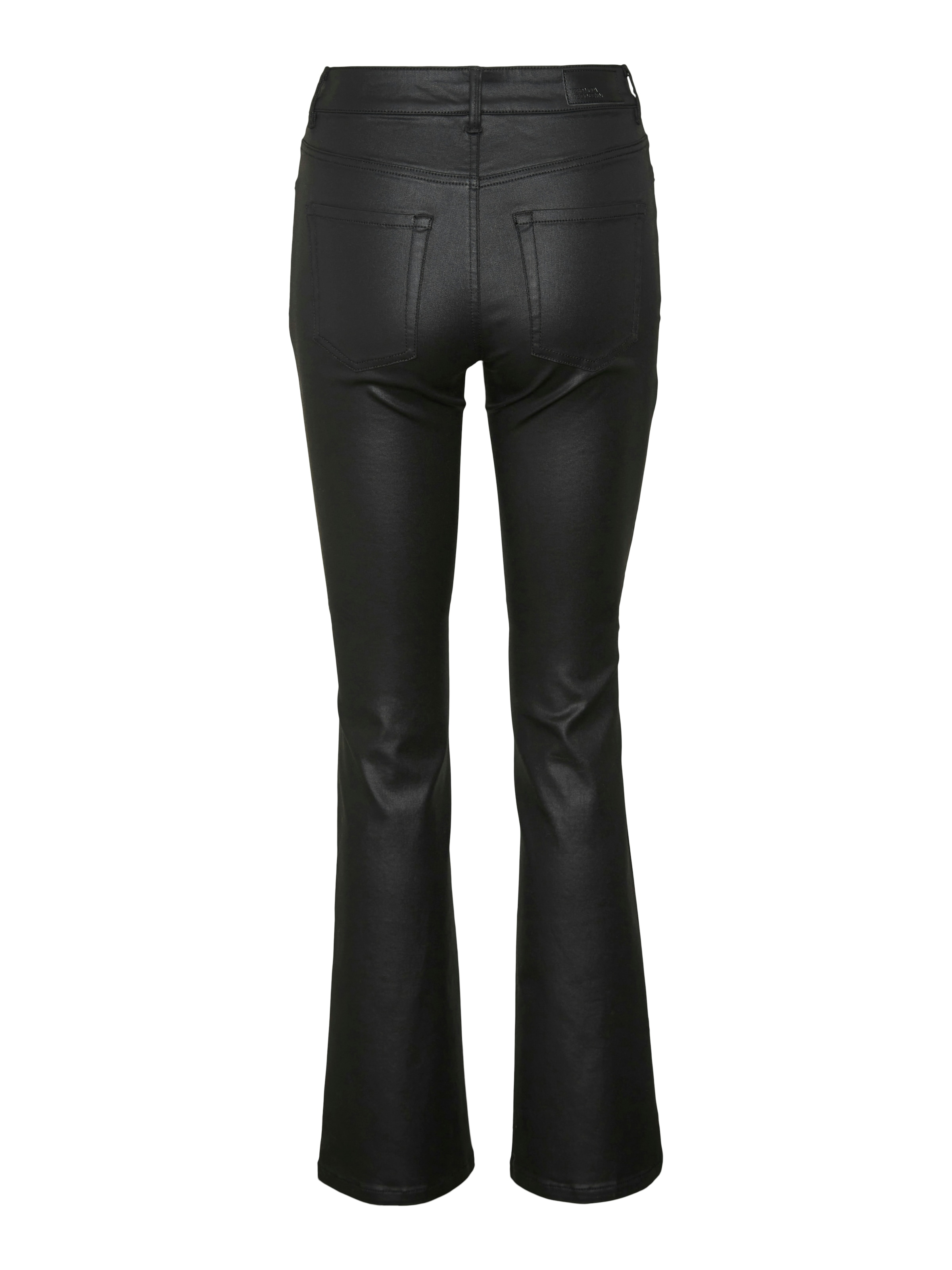 Vero Moda Bootcut-Jeans »VMFLASH MR FLARED COATED PANTS NOOS«