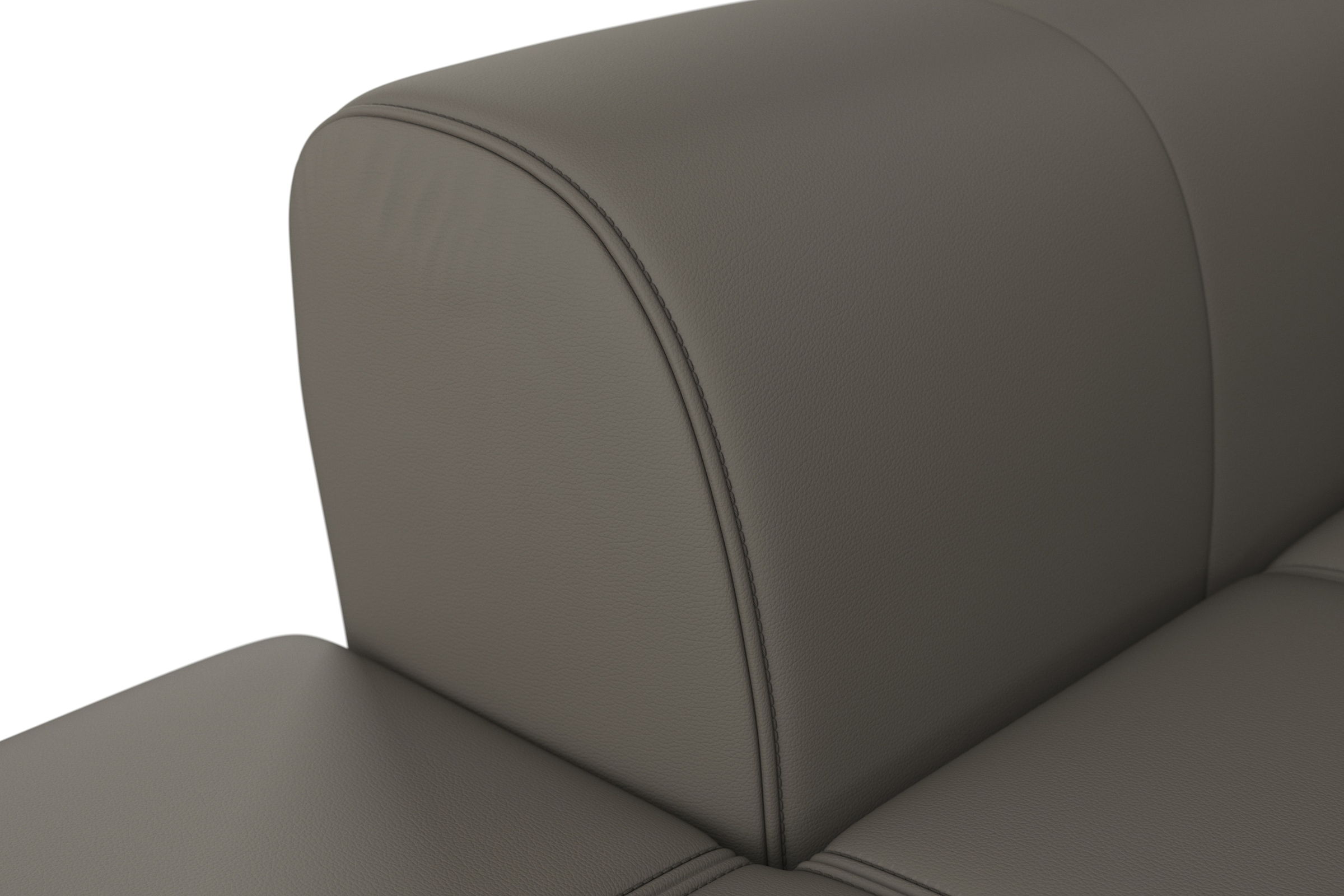 sit&more Ecksofa »Bendigo L-Form«, inklusive Sitztiefenverstellung, Bodenfreiheit 12 cm, in 2 Fussfarben