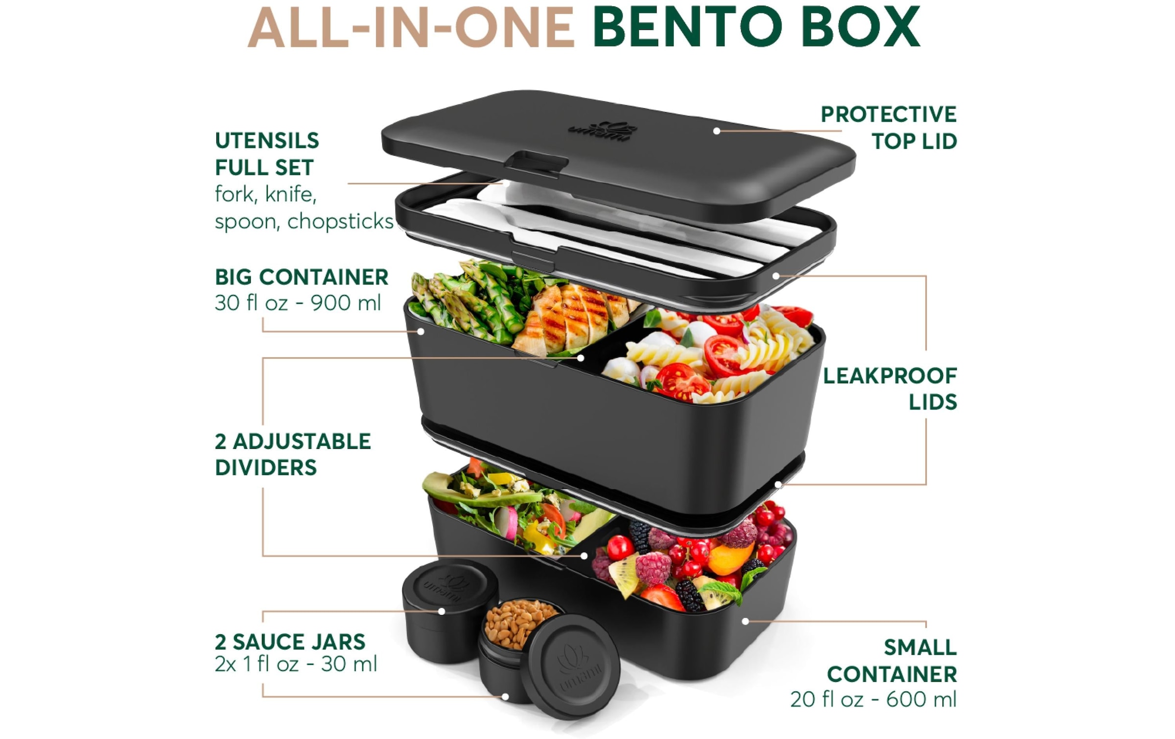 Lunchbox »Umami Nestable«, (1 tlg.)
