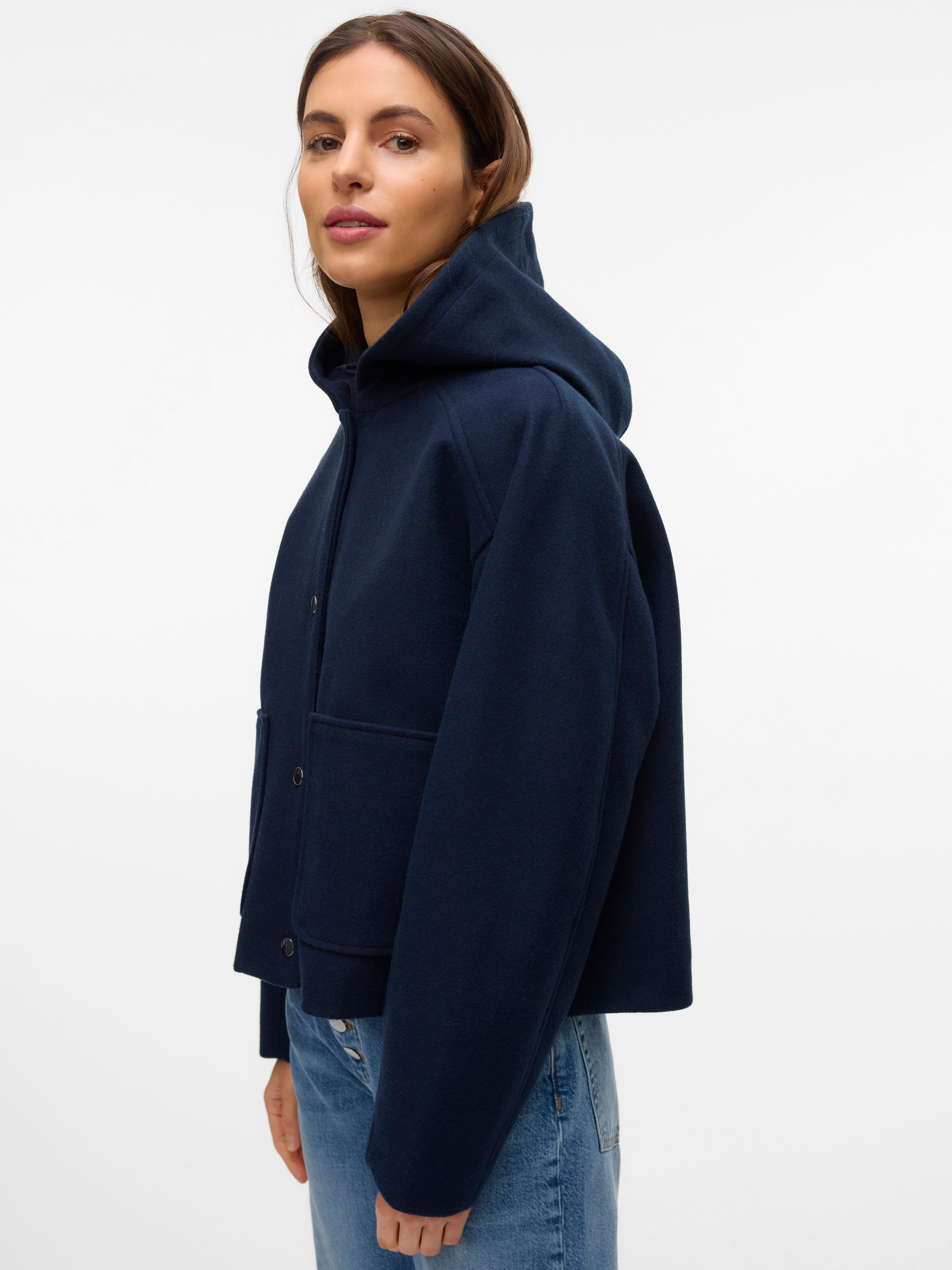 Vero Moda Kurzjacke »VMFORTUNEROME SHORT JACKET GA BOO«, mit Kapuze