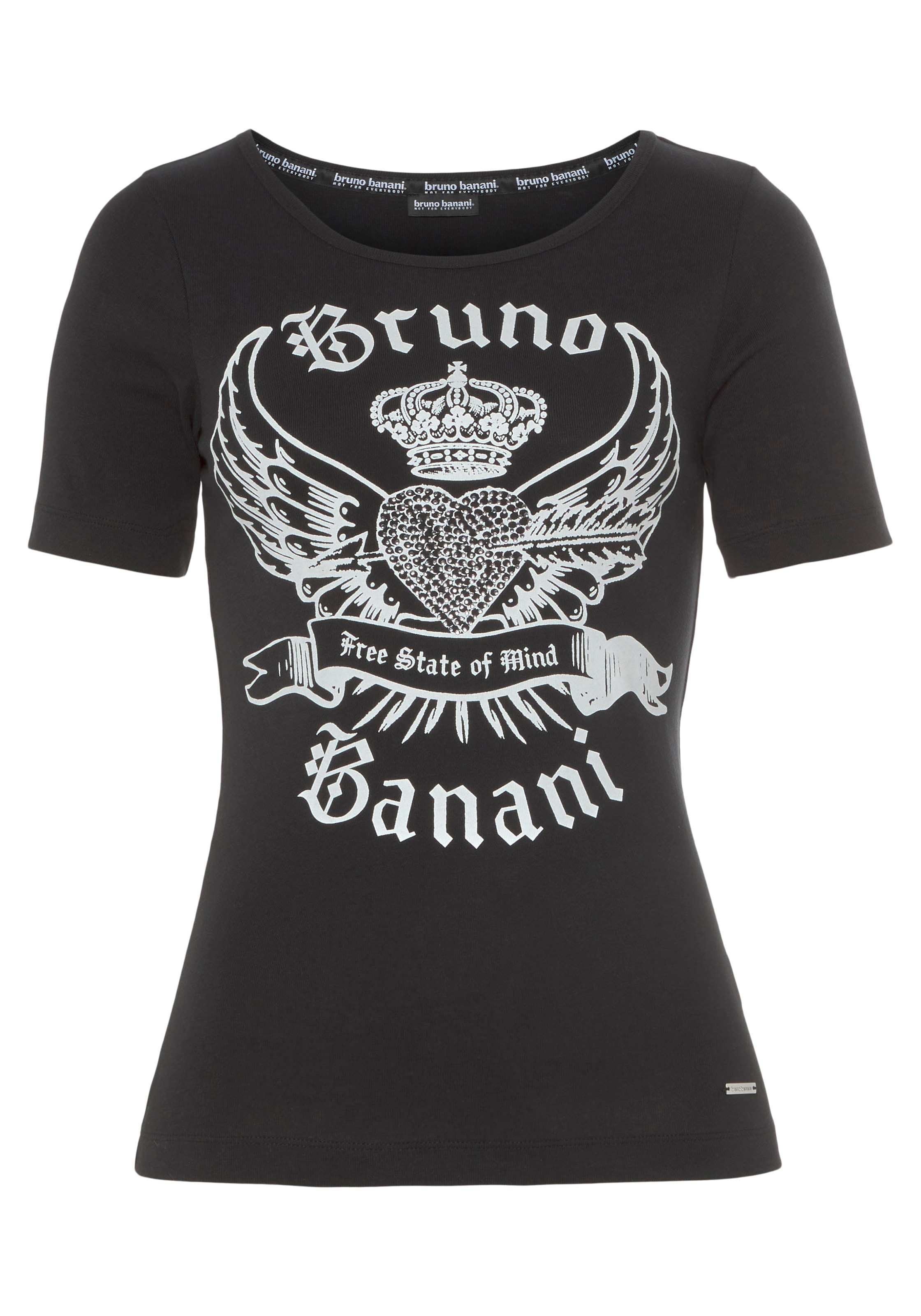 ♕ Bruno Banani T-Shirt, Logo-Print KOLLEKTION bestellen versandkostenfrei NEUE