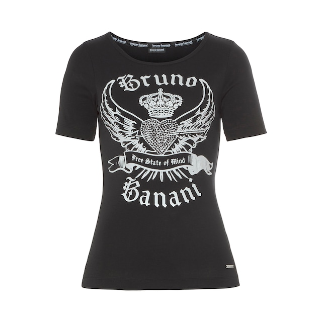 ♕ Bruno Banani T-Shirt, Logo-Print NEUE KOLLEKTION versandkostenfrei  bestellen