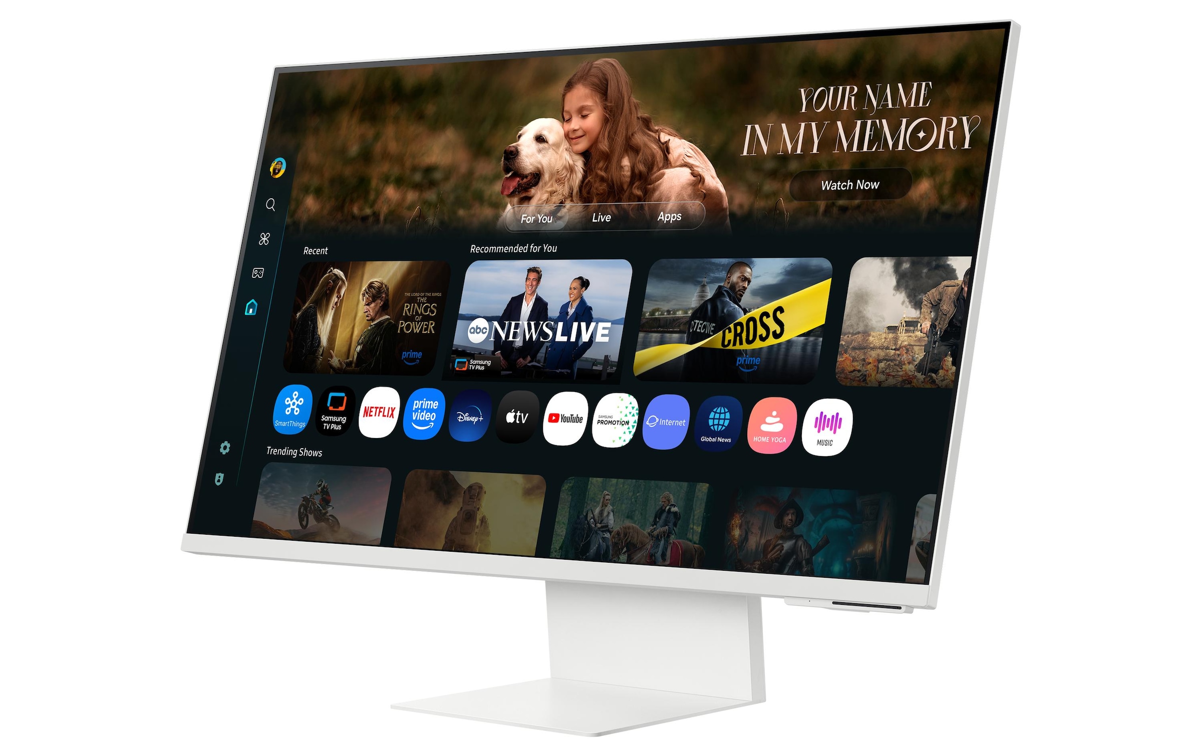 Samsung LCD-Monitor »Monitor M8 LS32FM801UUXEN«, 81,28 cm/32 Zoll, 3840 x 2160 px, 4K Ultra HD, 60 Hz, Webcam