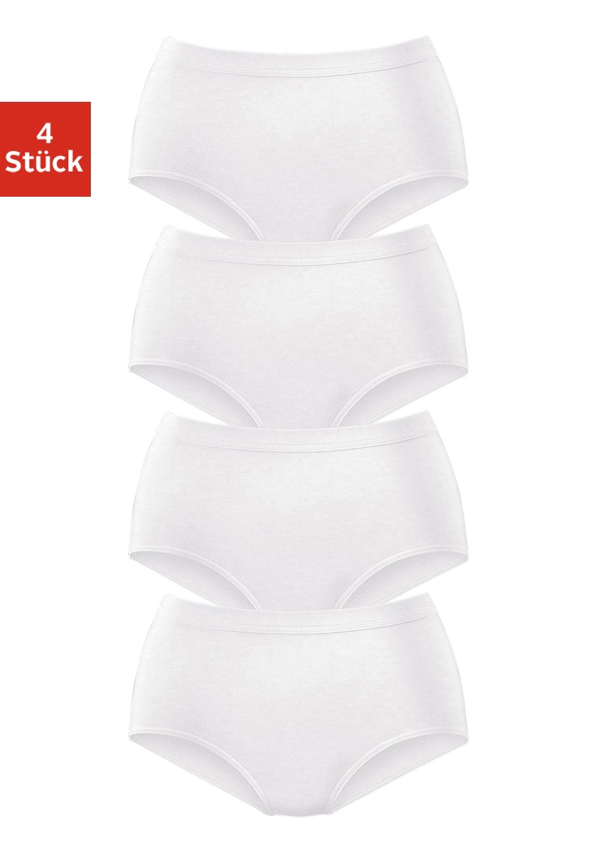 Image of petite fleur by Lascana Taillenslip 4er-Pack, aus elastischer Baumwoll-Qualität