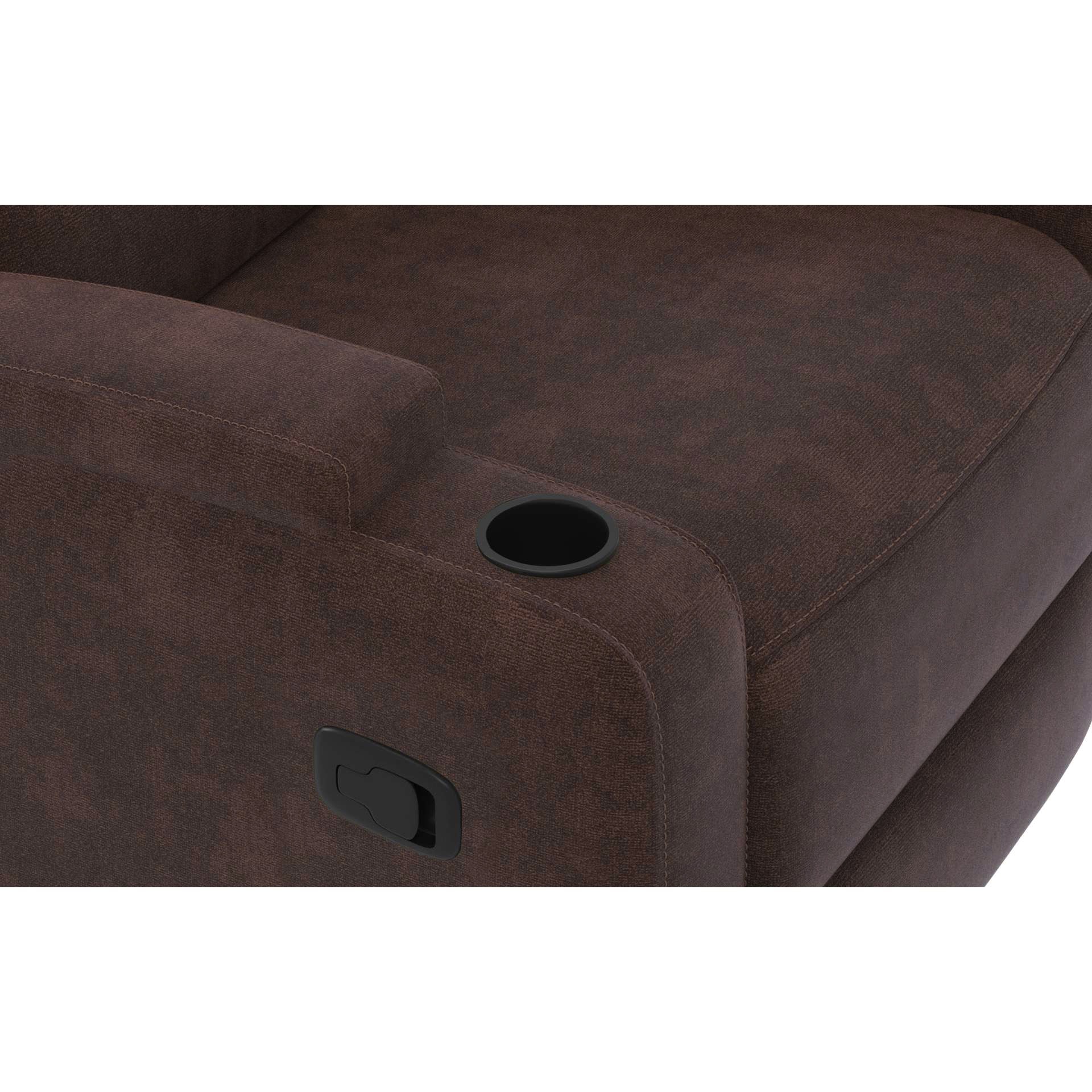 GOODproduct 3-Sitzer »NAPORI Microfaser, Multimediasofa, Kinosessel XXL« Kinosofa mit 2 x Relaxfunktion und Getränkehalter