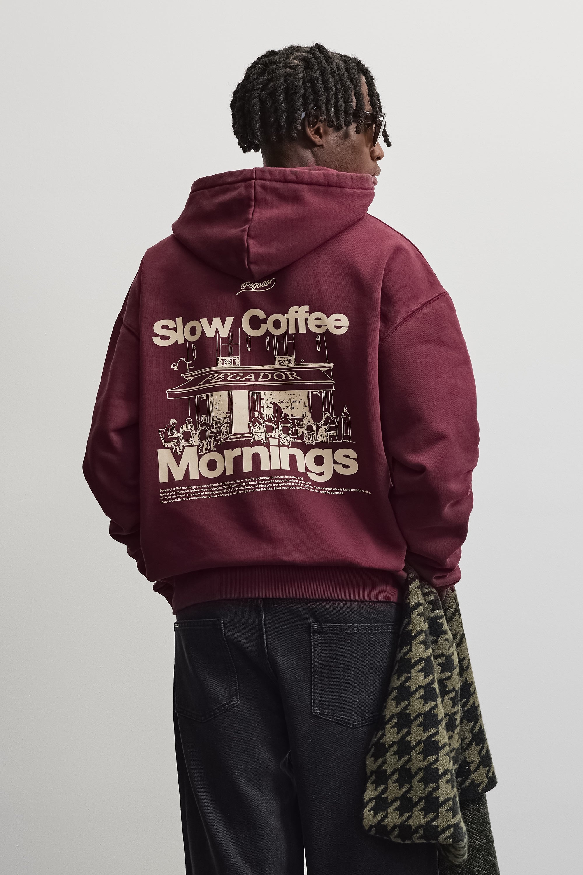 PEGADOR Sweat à capuche »Massa Oversized Hoodie«, mélange de coton, oversize
