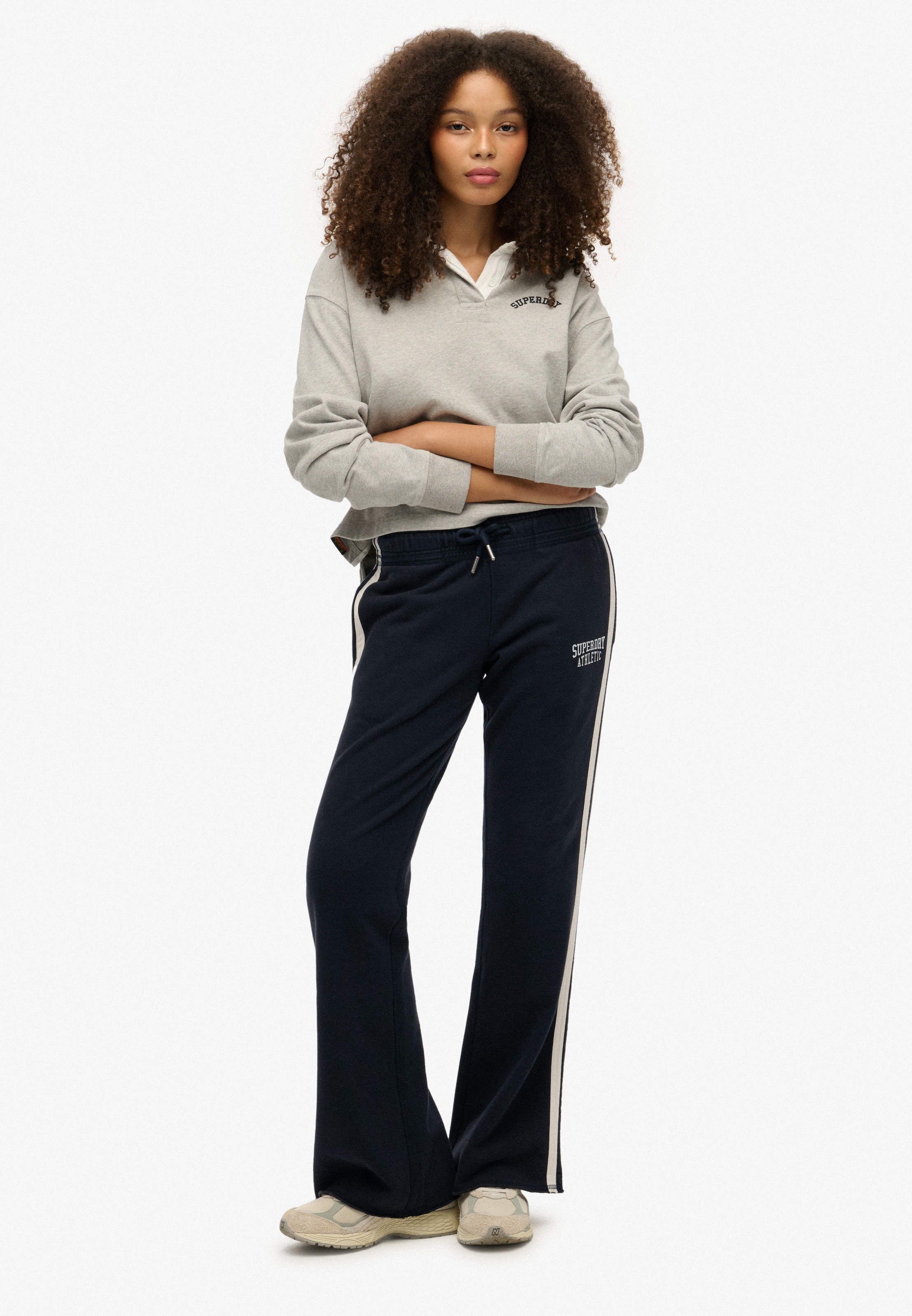 Superdry Pantalon sweat »ATHLETIC STRIPE FLARE JOGGER«