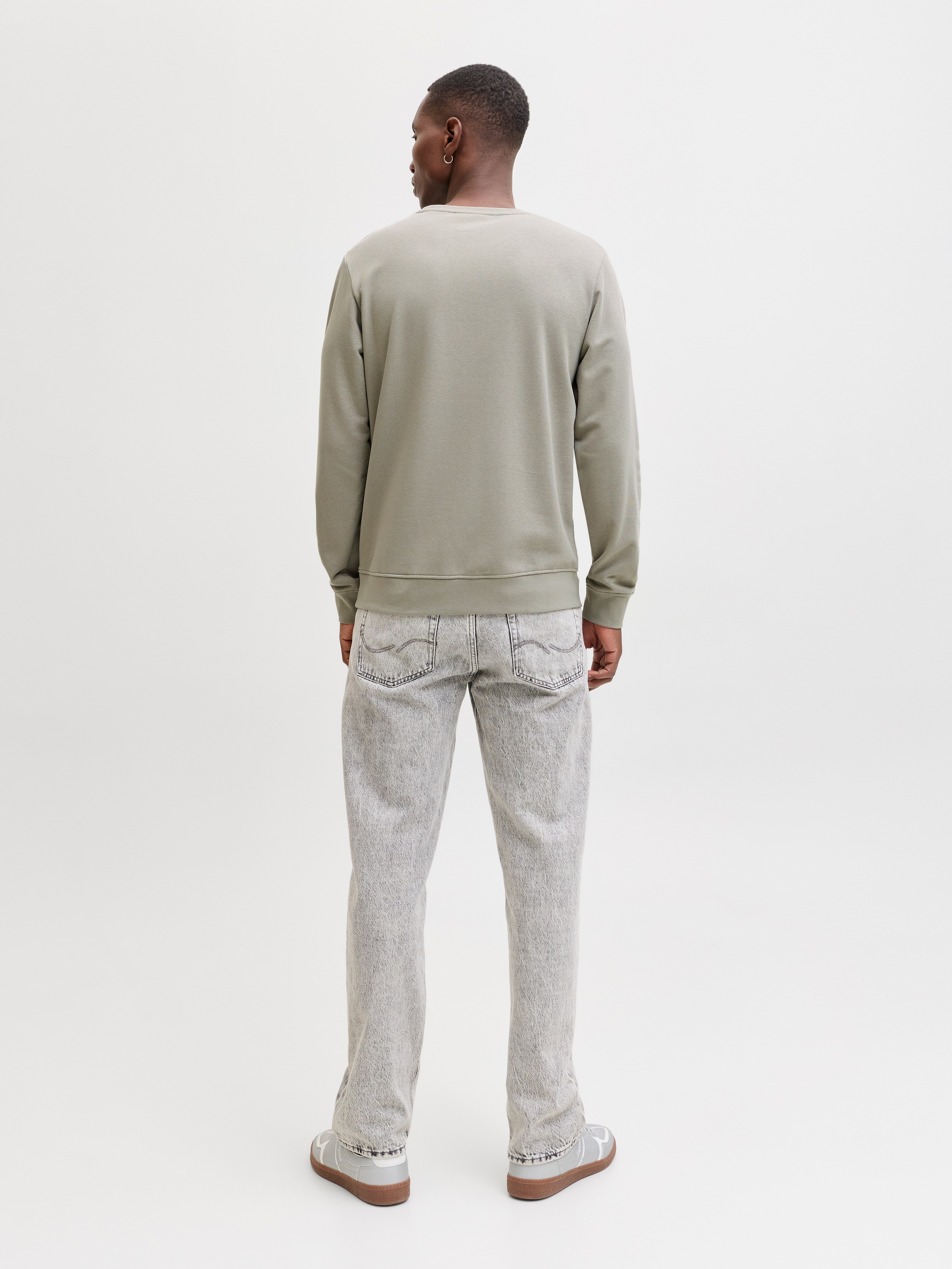 Jack & Jones Sweatshirt »JJDEVIN DAYTONA PRINT SWEAT CREW NECK«
