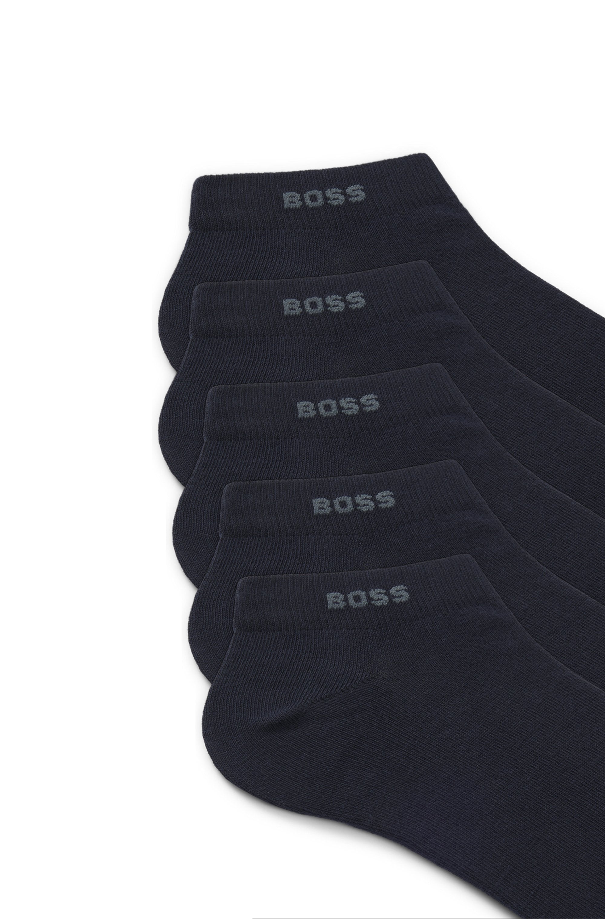 BOSS Sneakersocken »5P AS Uni CC« Packung, 5 Stk. tlg. mit BOSS Label
