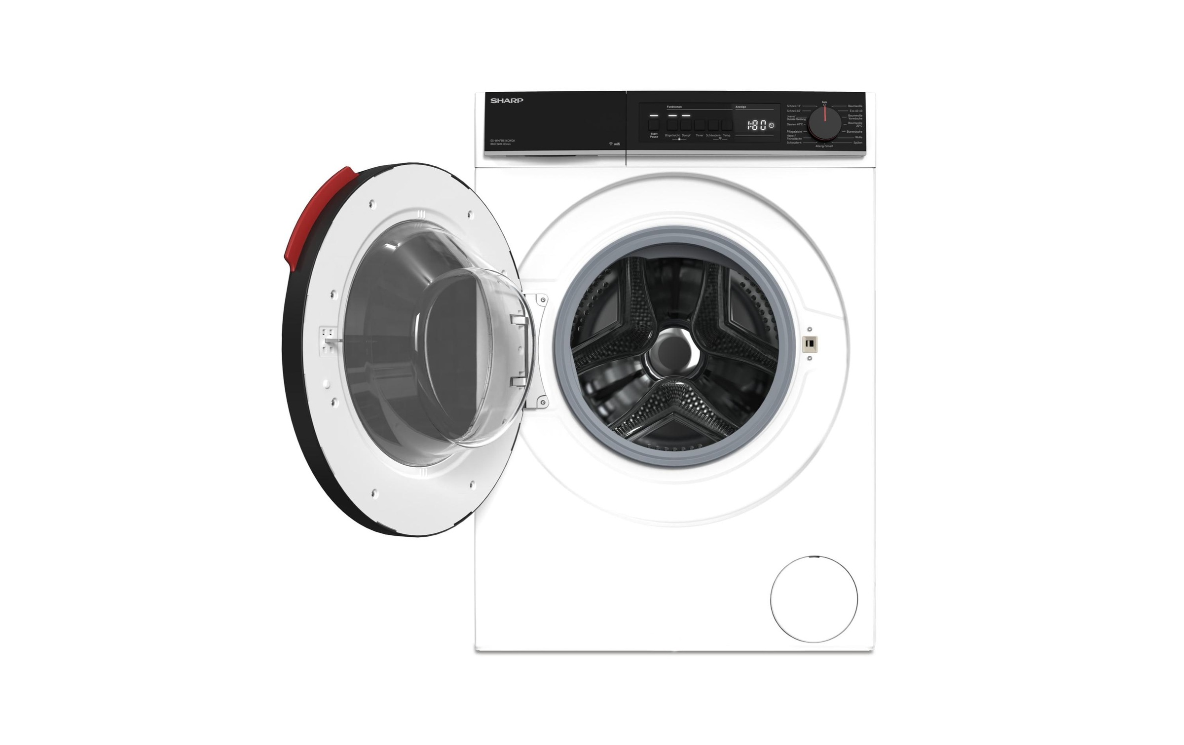   Waschmaschine »ES-WNFB814CWDA-CH Links« 8 kg 1400 U/min