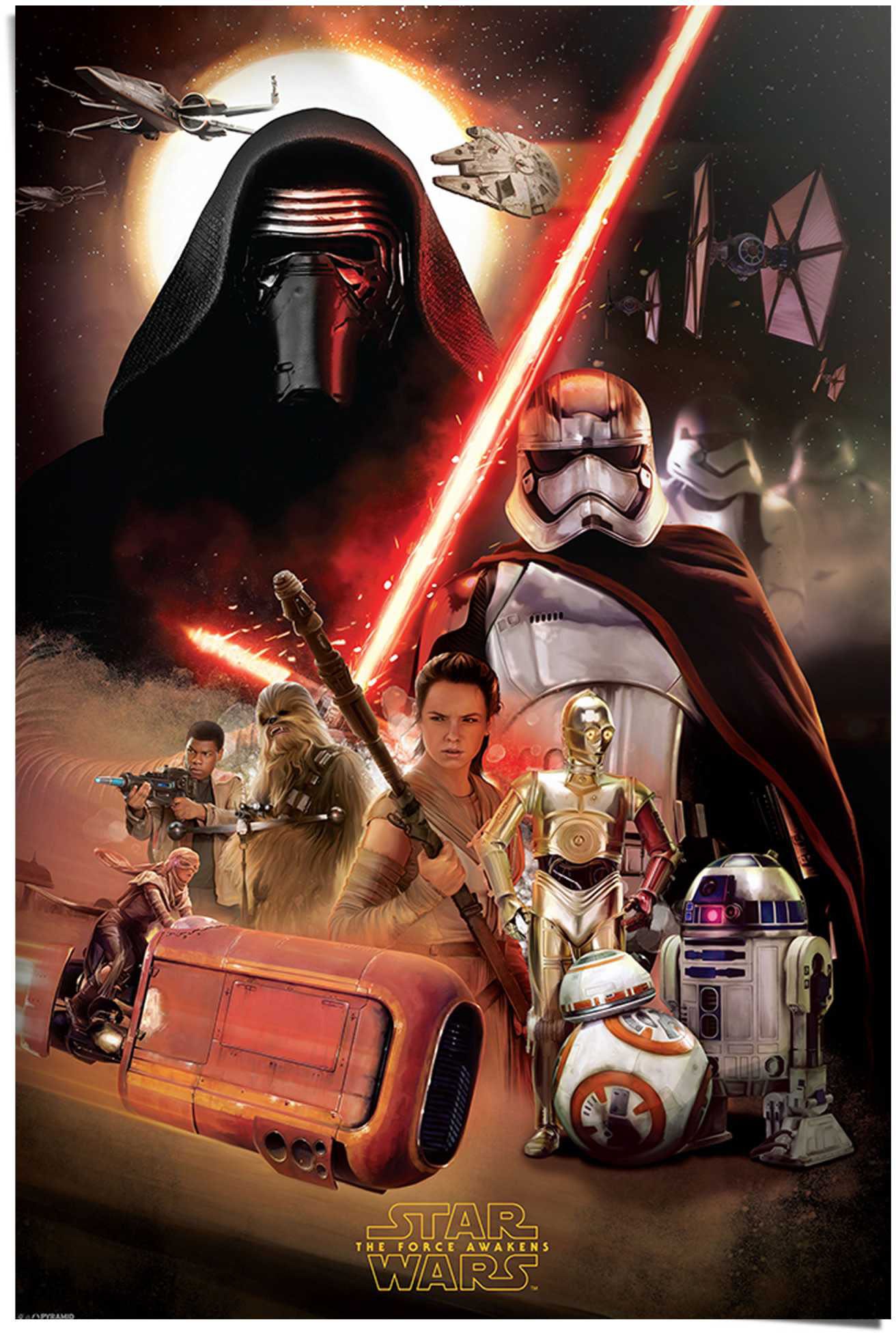 Image of Reinders! Poster »Star Wars Episode VII«, (1 St.) bei Ackermann Versand Schweiz