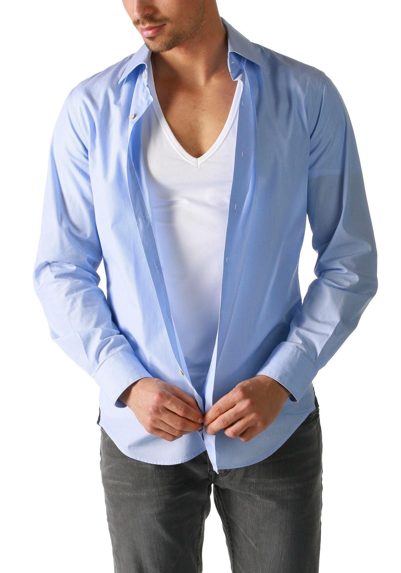 Mey Unterziehshirt »DRY COTTON FUNCTIONAL«, Kurzarm, tiefem V-Ausschnitt, Single Jersey, mit extra-langem Rücken