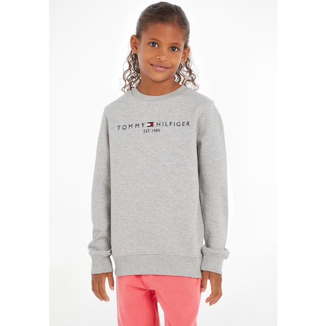 ♕ Tommy Hilfiger Sweatshirt »ESSENTIAL SWEATSHIRT«, Kinder Kids Junior  MiniMe,für Jungen und Mädchen versandkostenfrei auf