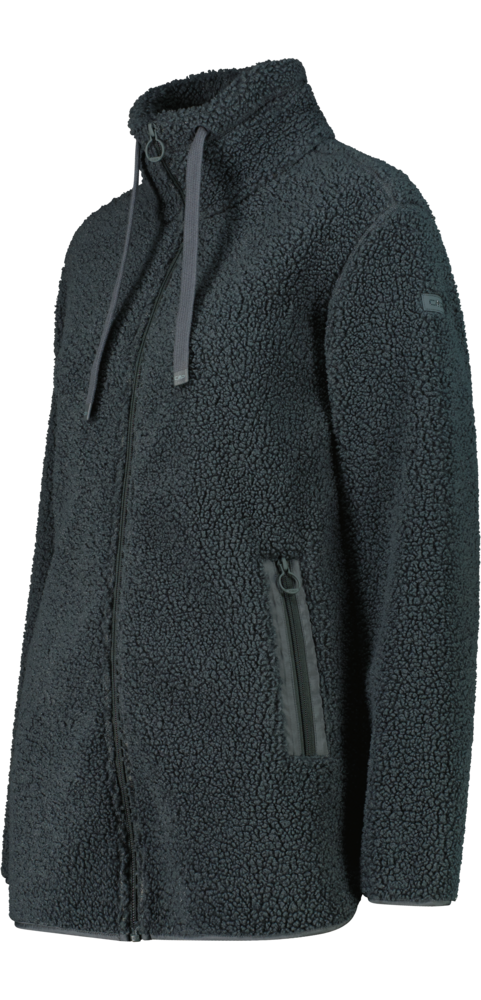 CMP Veste polaire »WOMAN LONG JACKET« longue forme de veste, en polyester, aussi disponible en grandes tailles
