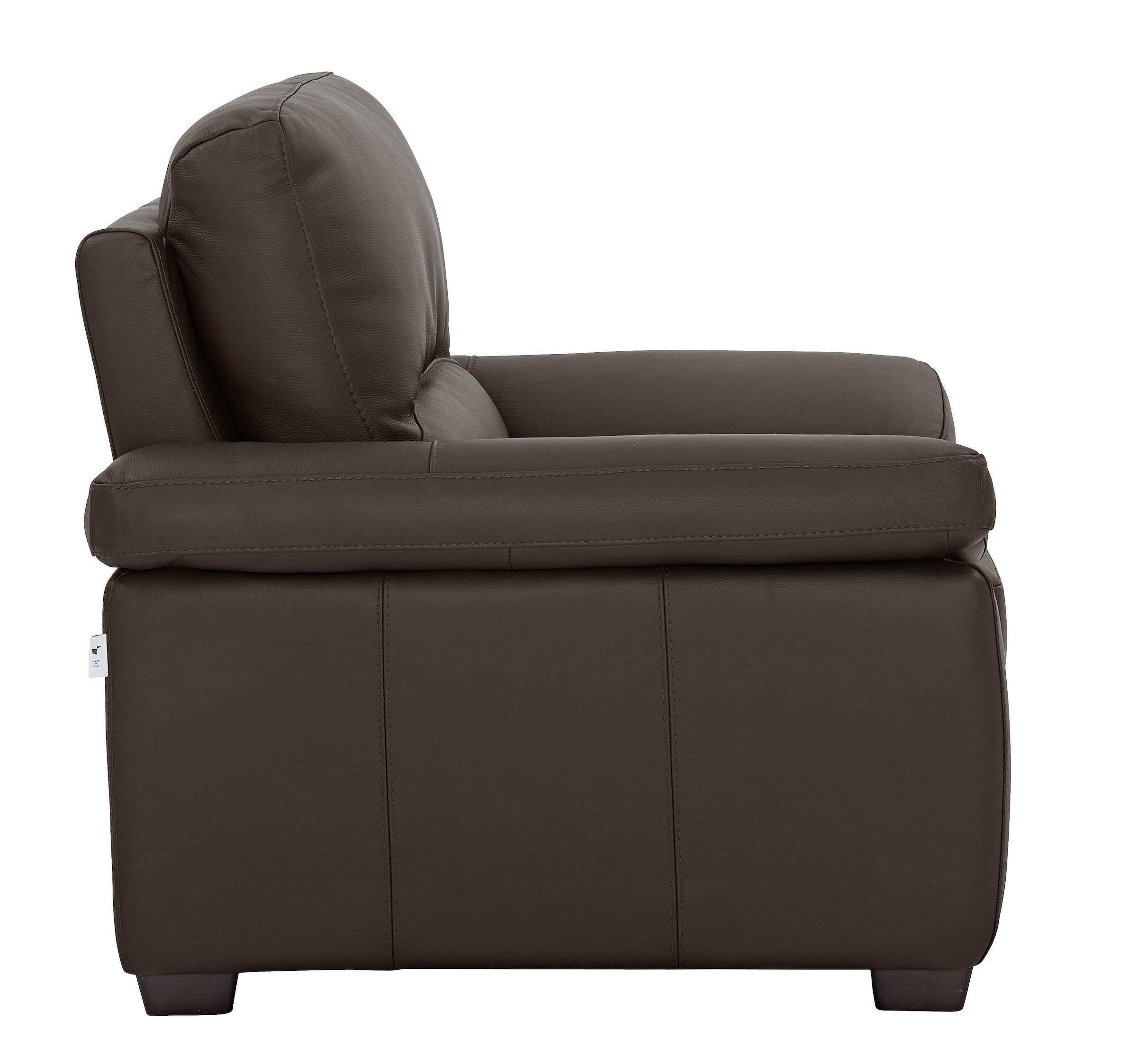 CALIA ITALIA Fauteuil »Gaia, hochwertiger, edler Ledersessel mit erstklassigem Sitzkomfort« in zwei hochwertigen Lederqualitäten