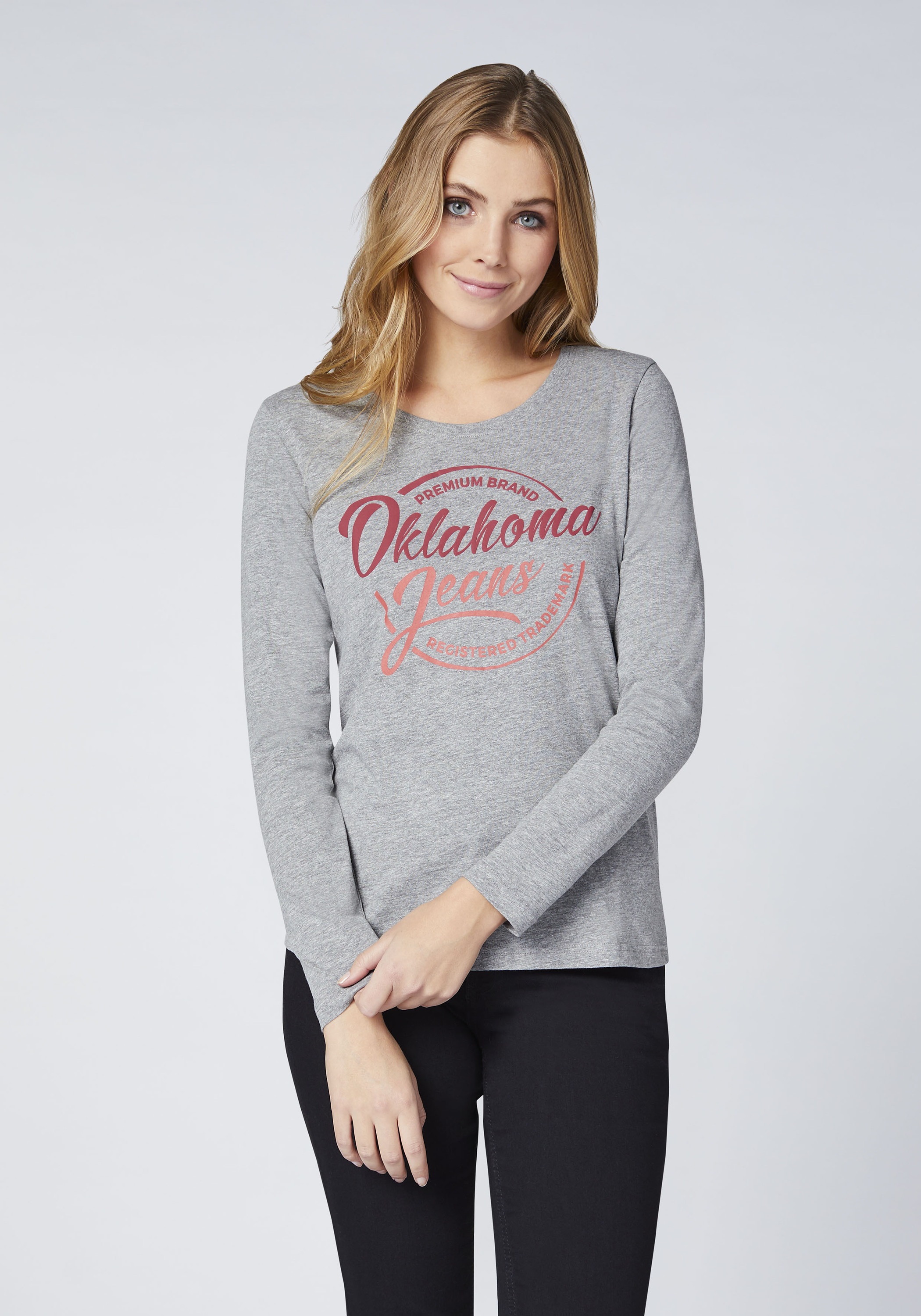 Longsleeve »mit Rundhalsausschnitt«