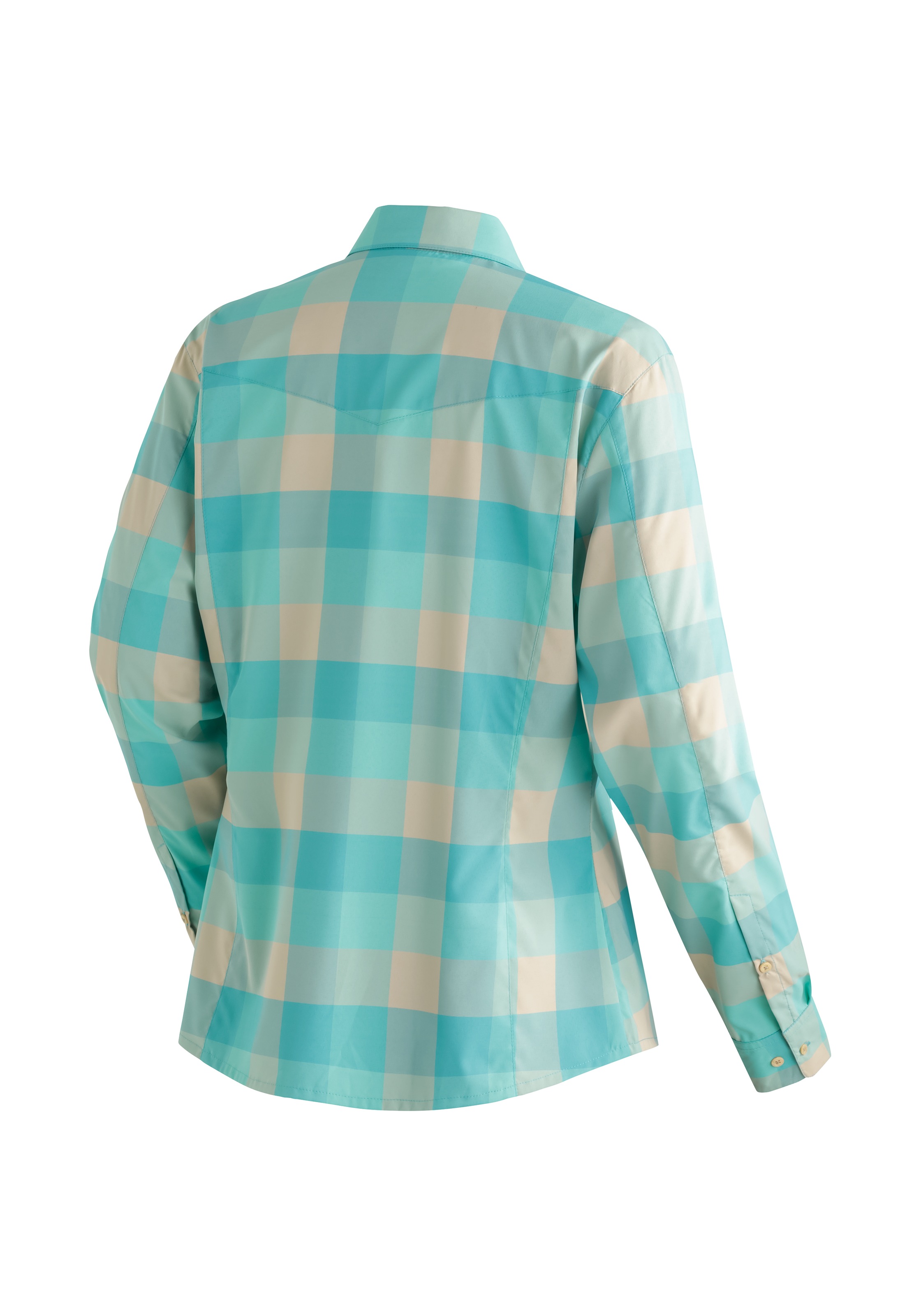 Maier Sports Outdoorbluse »Kendra L/S W«, Damen Langarmbluse, pflegeleichte Karobluse