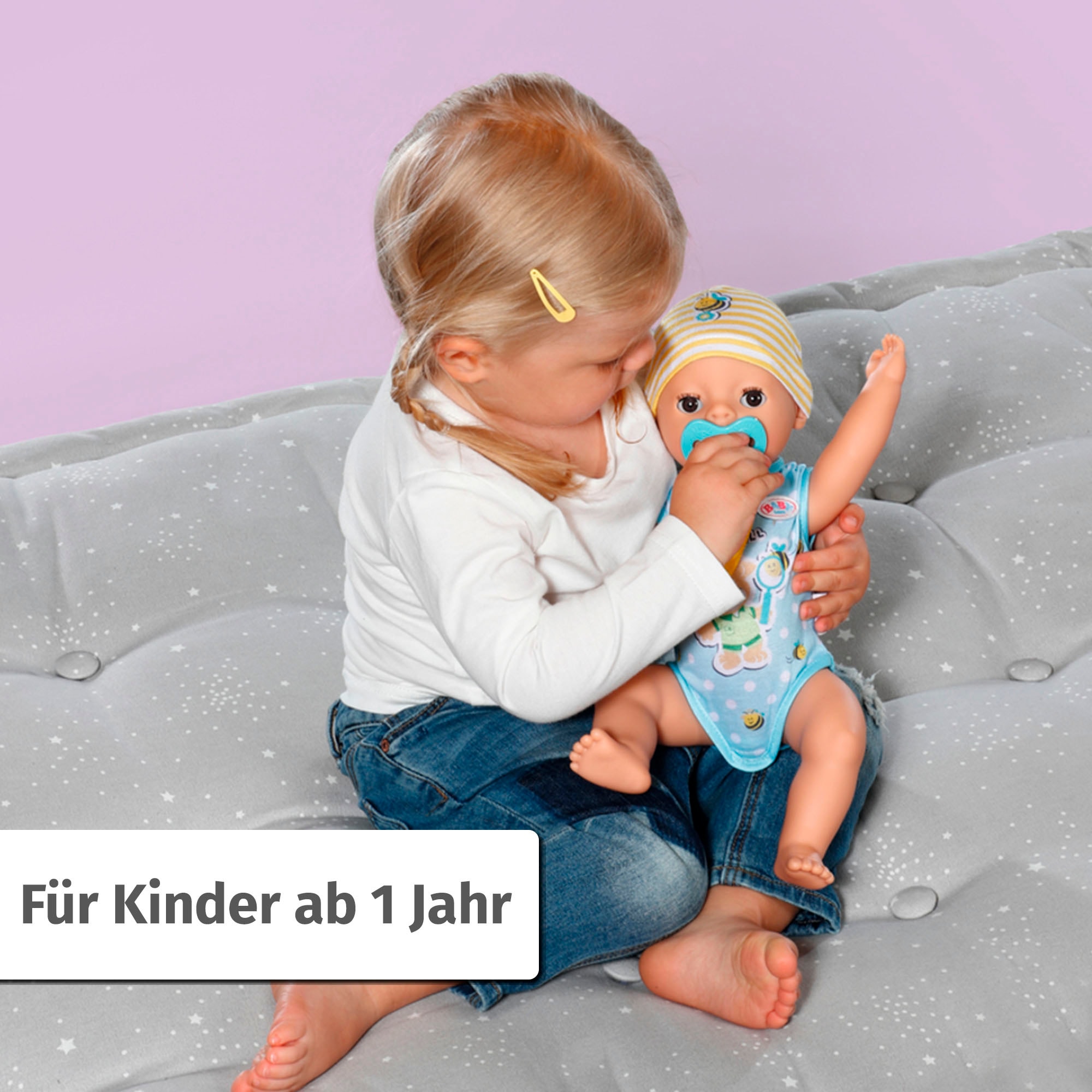 Baby Born Babypuppe »Little Baby Boy 36 cm«, mit 7 Funktionen