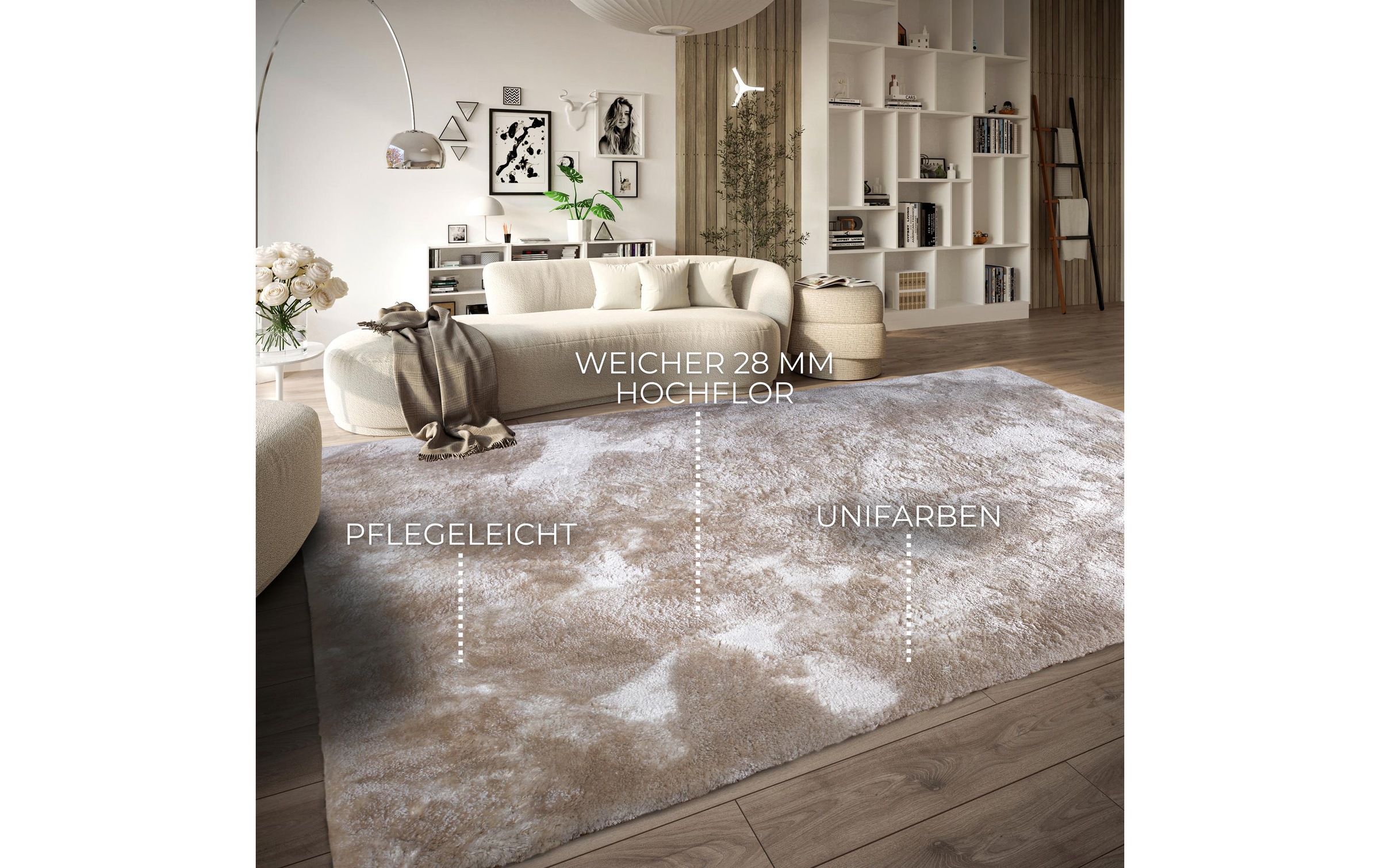 ELLE DECORATION Teppich »Calida 160 cm x 230 cm«