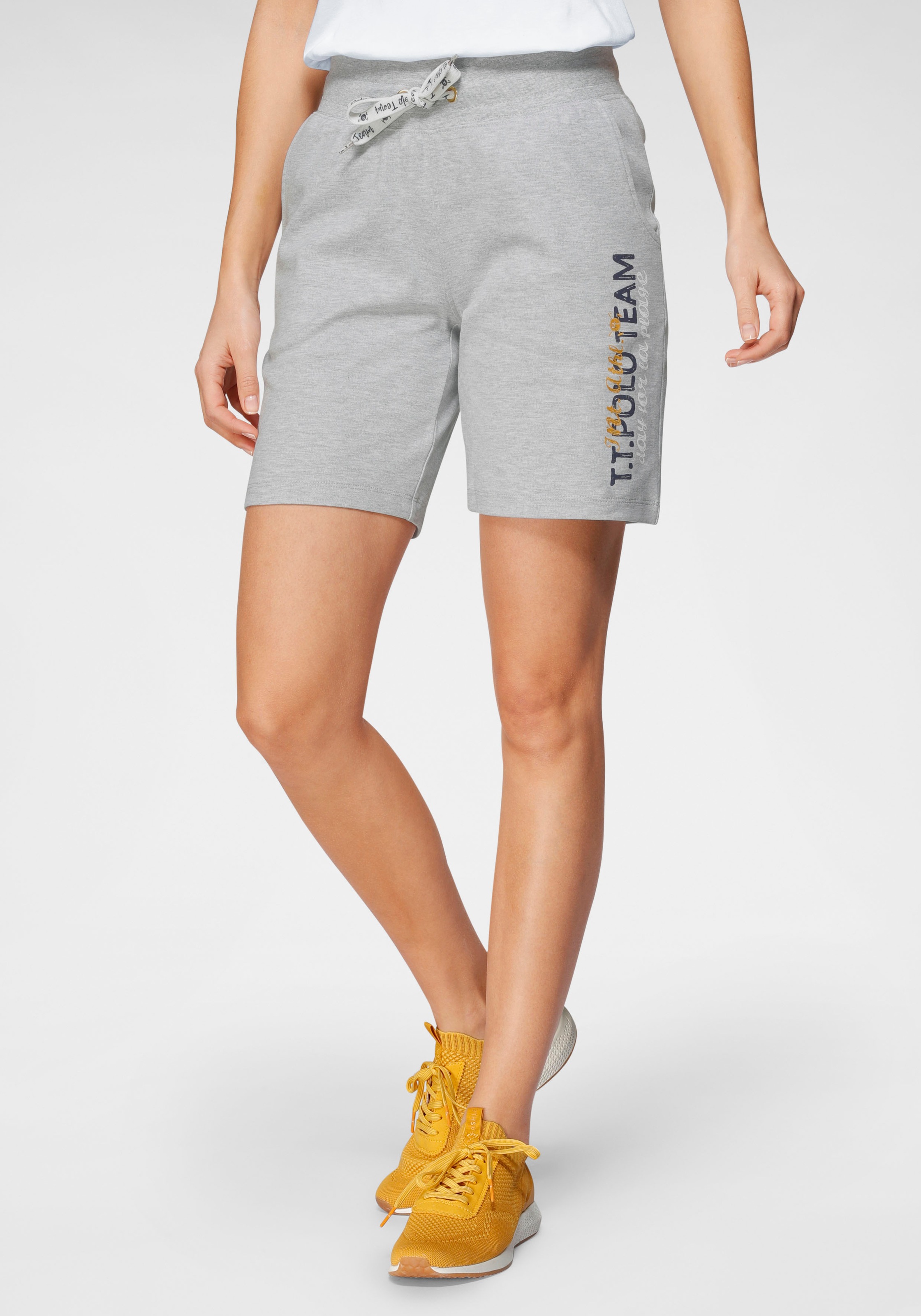 Image of TOM TAILOR Polo Team Sweatshorts, mit Logo-Print bei Ackermann Versand Schweiz