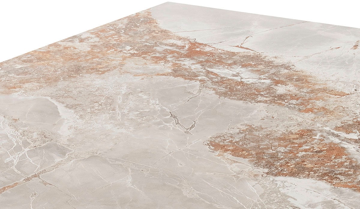 MCA furniture Esstisch »TESERO Auszugtisch 200-300 cm« Einzelstück,  Keramik,Metall,Marmor-Optik,ausziehbar,belastbar 100kg,10-12 Pers.